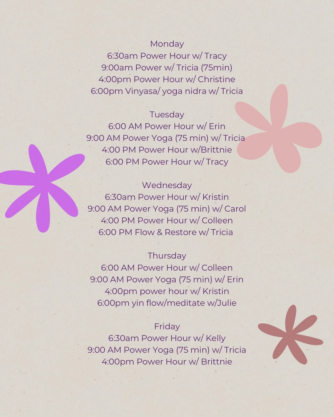 Have a great week, yogis! We can&rsquo;t wait to spend it with you! 🐘🌳🌷☀️
&bull;
&bull;
&bull;
#ety #elephanttreeyoga #ipswichma #ipswichyoga #northshore northshorema northshoreyoga northshoremayoga poweryoga power vinyasa
