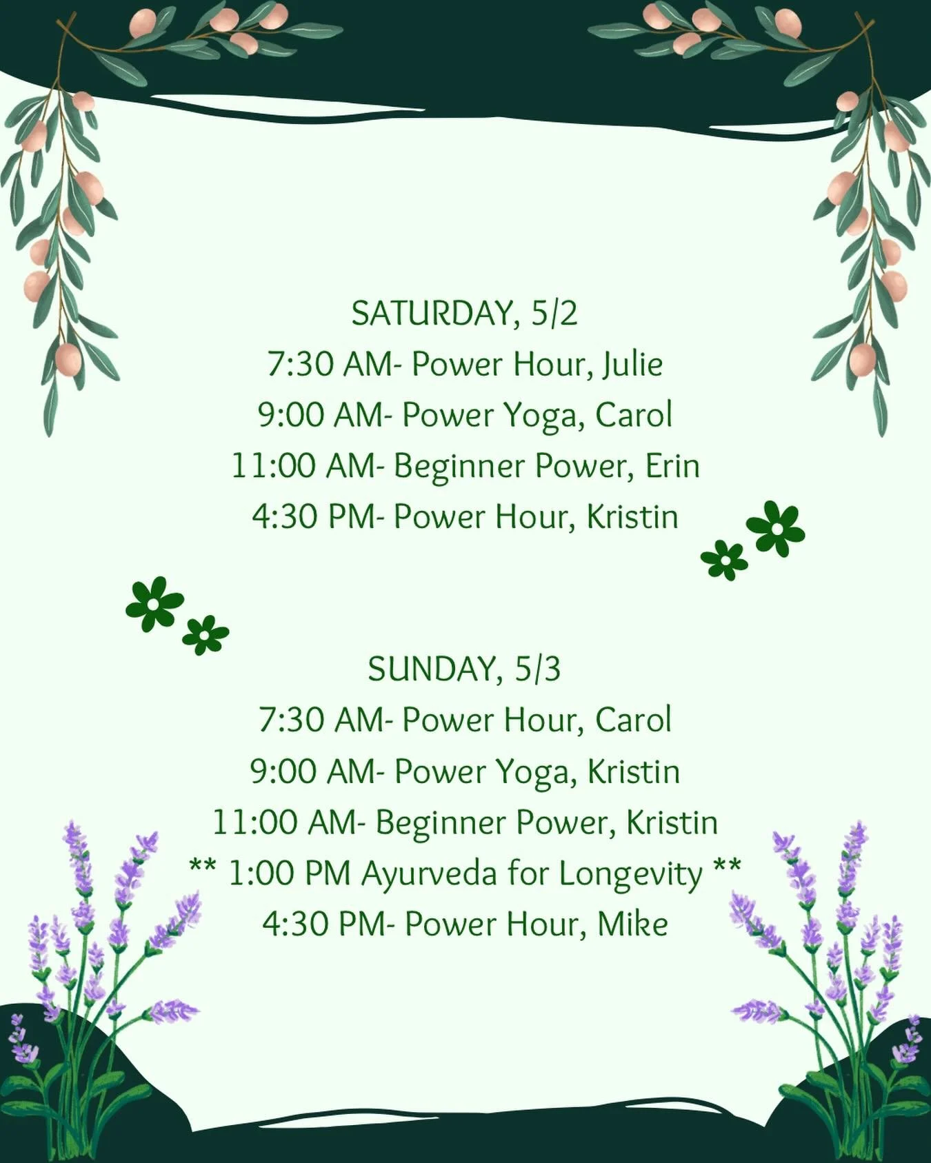 Welcome May on the mat! 🐘🌳🌷☀️
&bull;
&bull;
&bull;
#ety #elephanttreeyoga #ipswichma #ipswichyoga #northshore northshorema northshoreyoga northshoremayoga poweryoga power vinyasa