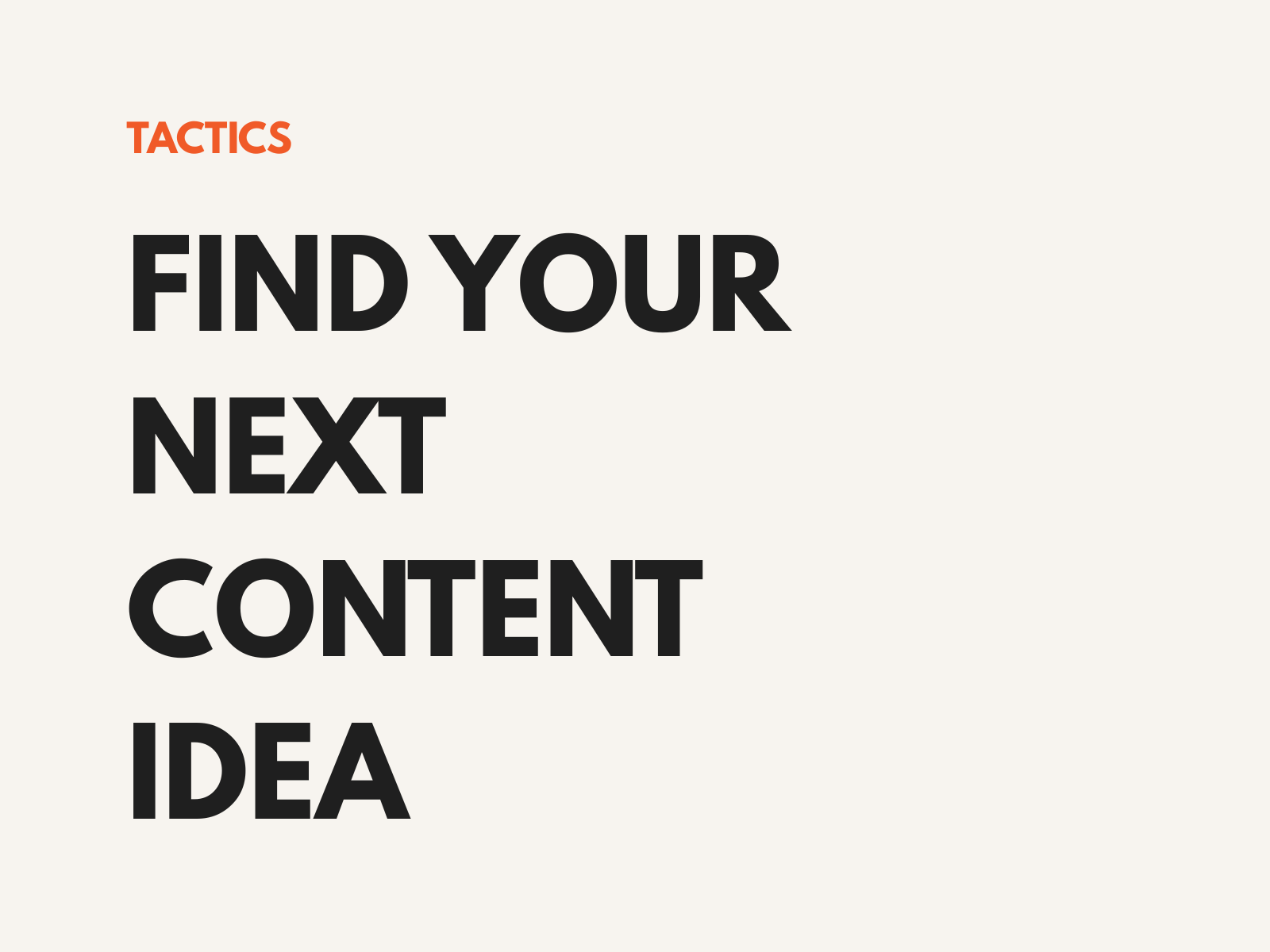 Turn Your Everyday Work Into Content Ideas