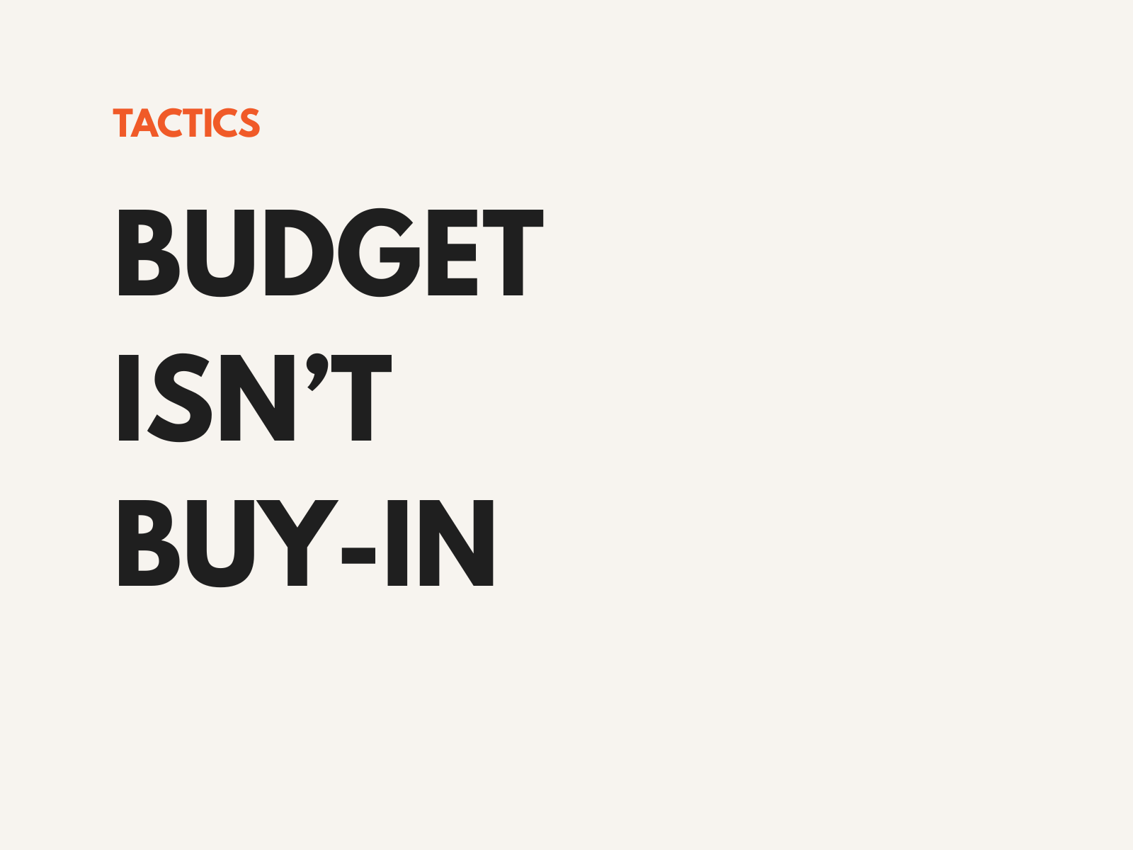 How to Get Real Buy-In Across Teams