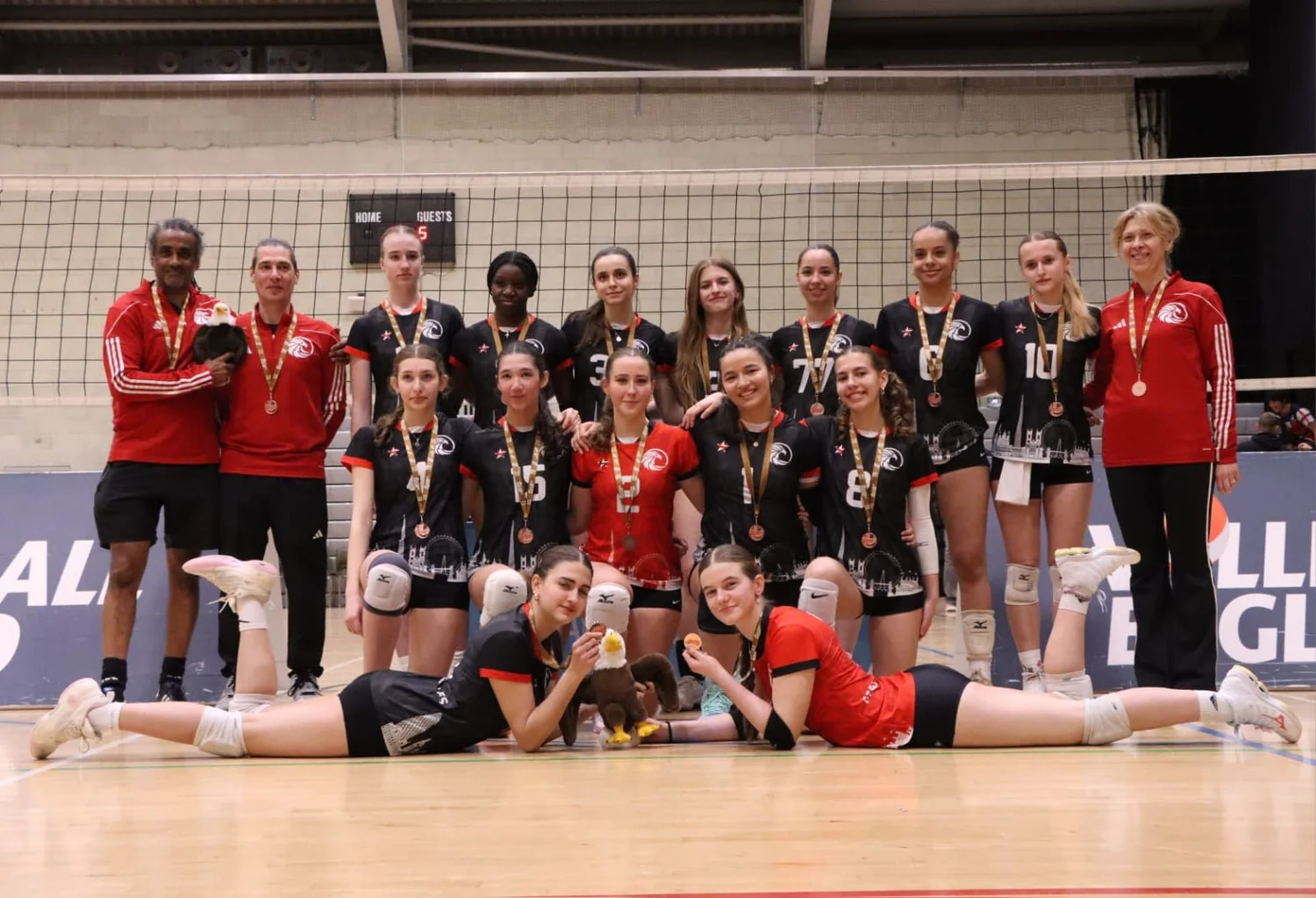 Malory Eagles junior volleyball team