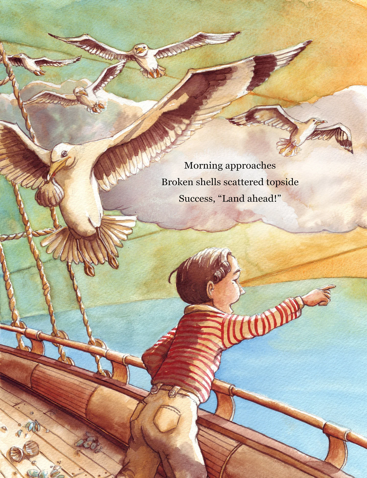 The Adventures of Piratess Tilly Page 16 with haiku