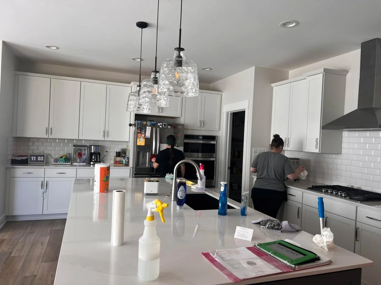We often get asked...

Do I get the same cleaning team every visit?

Not always.

Typically, our teams are made up of a Cleaning Technician and a Team Lead. While we do our best to keep familiar faces in your home whenever possible, we can't guarante