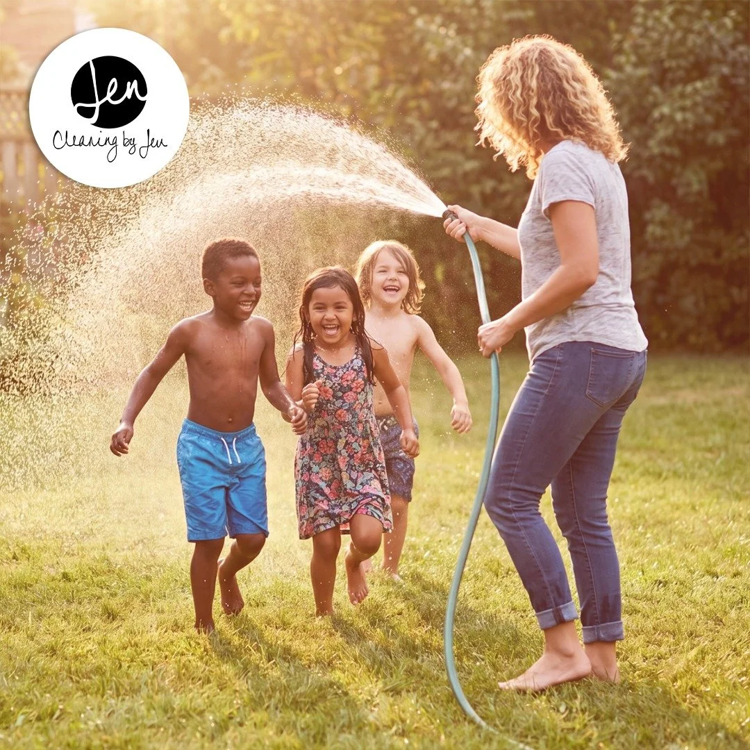 Summer memories aren't made inside cleaning the house.
They're made chasing kids through the sprinkler, enjoying backyard cookouts, taking family vacations, and watching sunsets together.
Spend less time cleaning and more time making memories that la