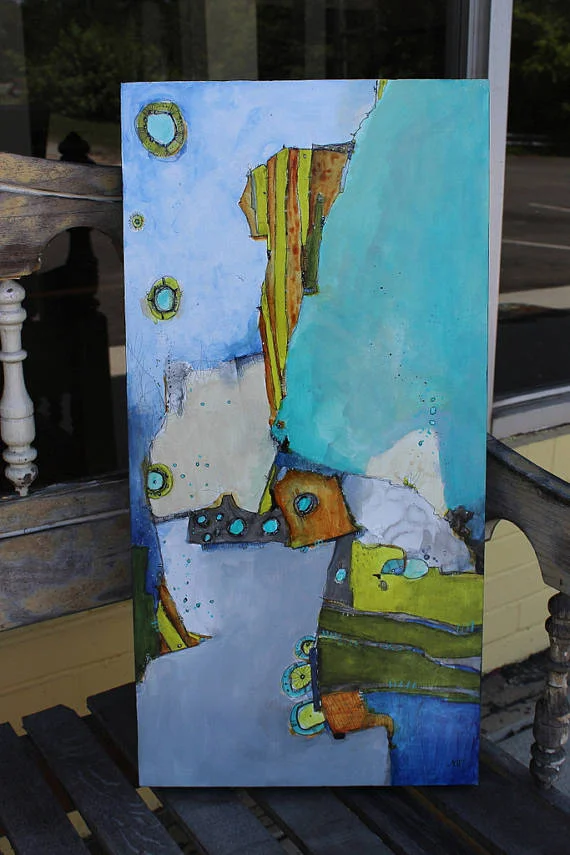 The Tipping Point Abstract Zen Painting — Jodi Ohl