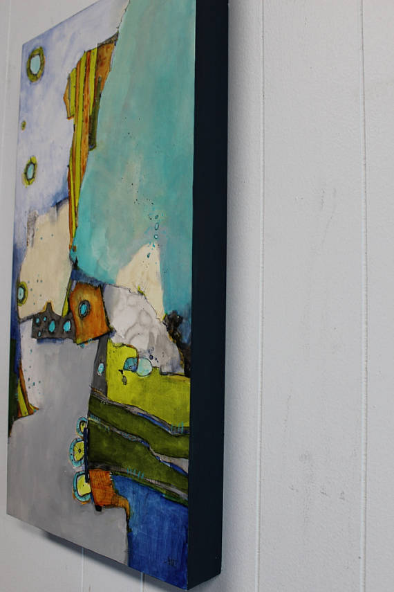 The Tipping Point Abstract Zen Painting — Jodi Ohl