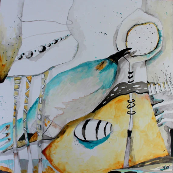 The Nest Zen Painting — Jodi Ohl