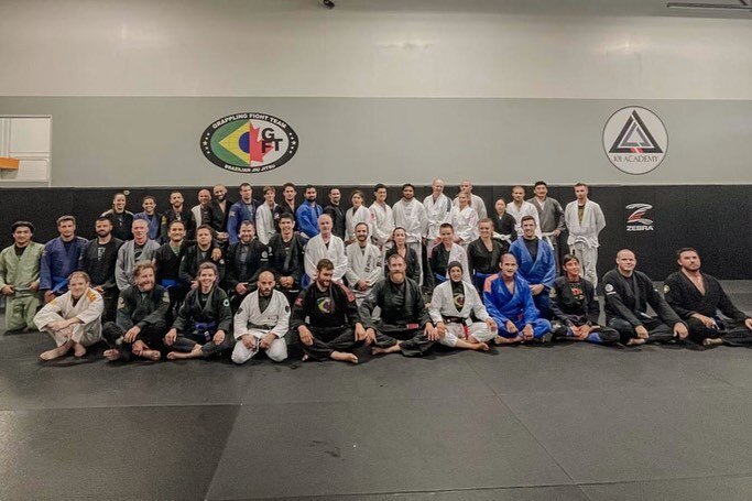 Last night&rsquo;s all levels class! 47 people and counting 🥋

#oss #gfteam #101academy #alllevels #yyc #calgaryfitness
