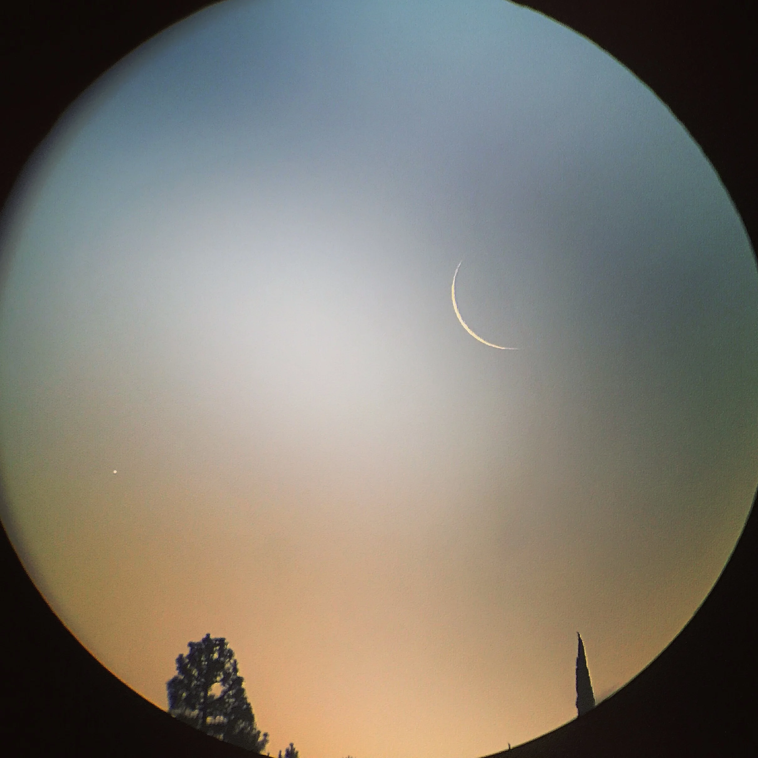 Moon and Jupiter