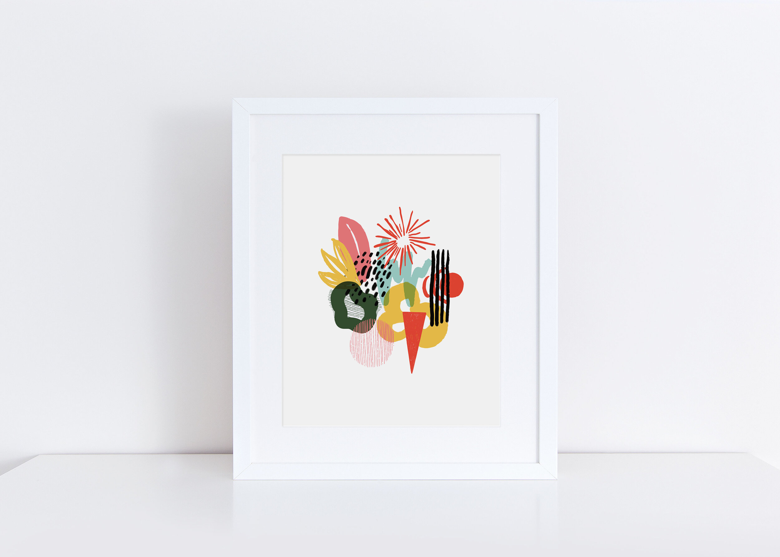 Paisley Abstract 1 Print 8x10