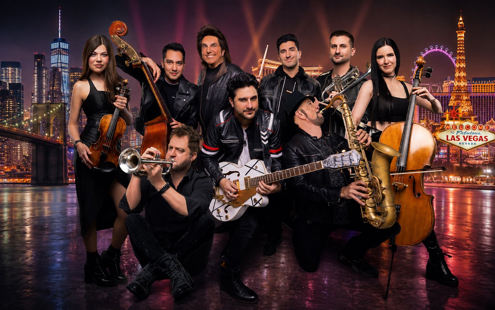 BW ORCHESTRA PHOTO WITH NY VEGAS SKYLINE.jpg
