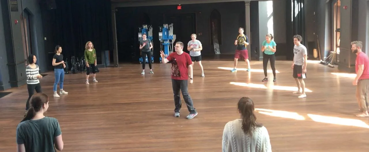Dispatch-Led Stage Combat Workshop at Wesleyan University's Second Stage
