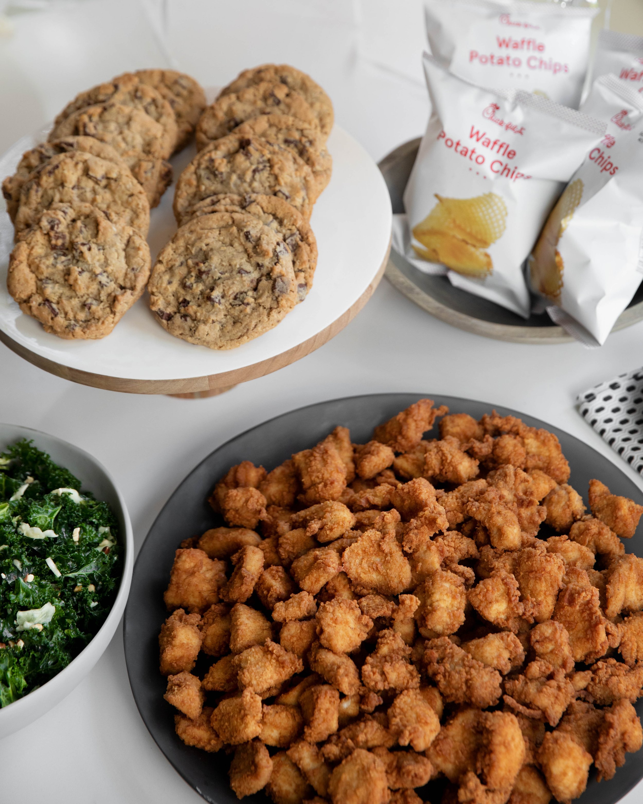 Chick-fil-A® Nuggets Tray, Kale Crunch Side Tray, Chocolate Chunk Cookie Tray, and Waffle Potato Chips Social Image 4_5_original.jpg