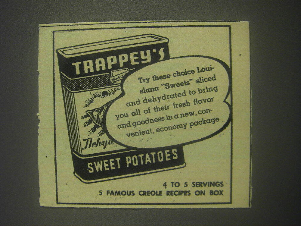 1946 Trappey's Dehydrated Sweet Potatoes Advertisement.jpeg