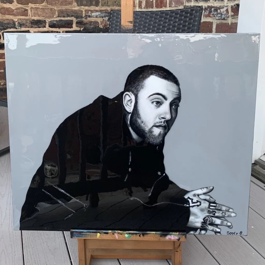 Mac Miller on canvas 