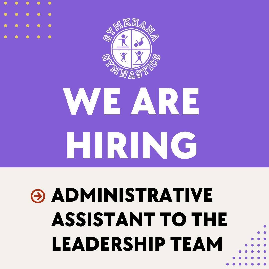 💻 If you have excellent time management skills, strong organizational skills, and are proficient with office equipment and Mac computers, we have a position for you as an Administrative Assistant to our Leadership Team!

🗓️ Must be available Monday