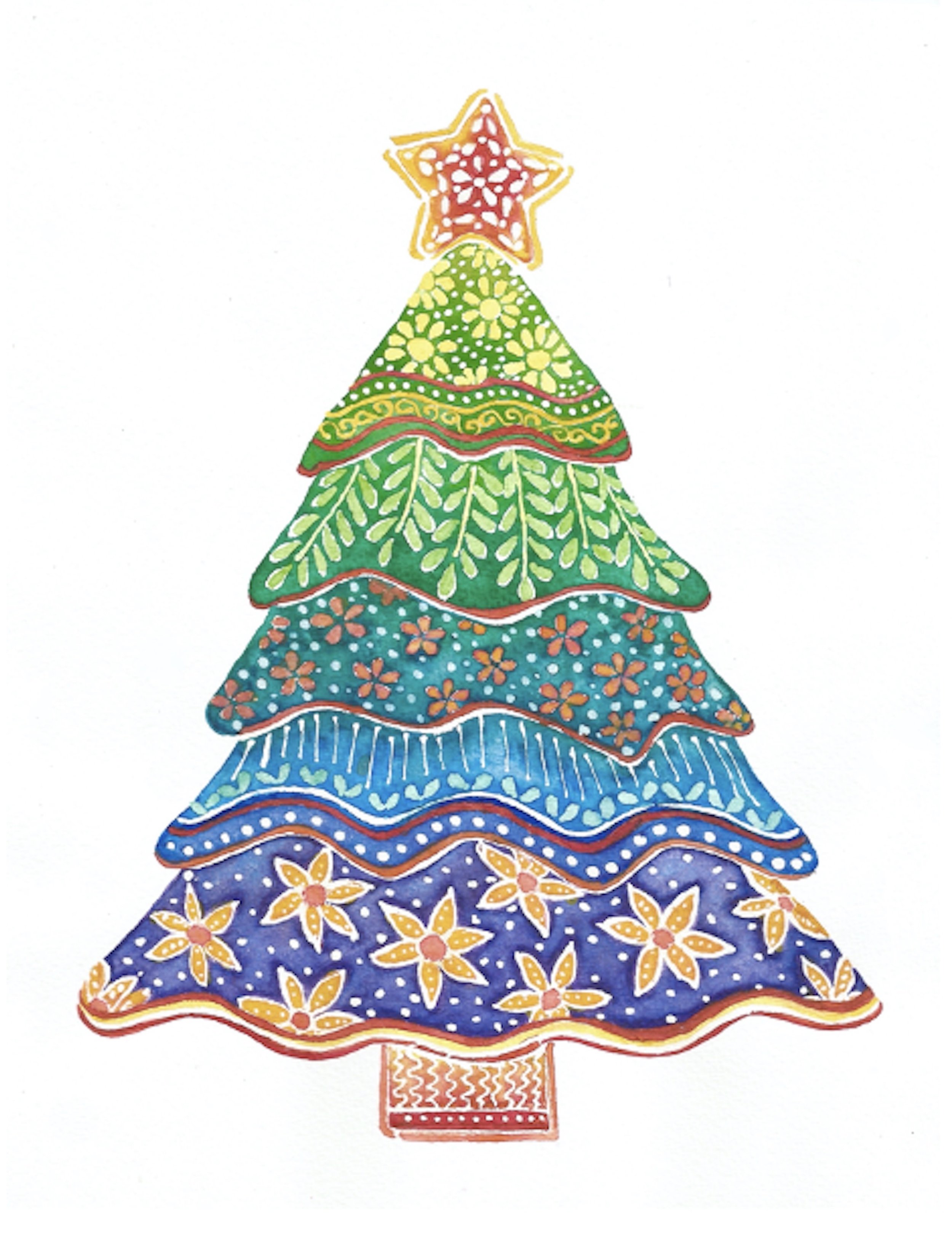 Batik Christmas 2287