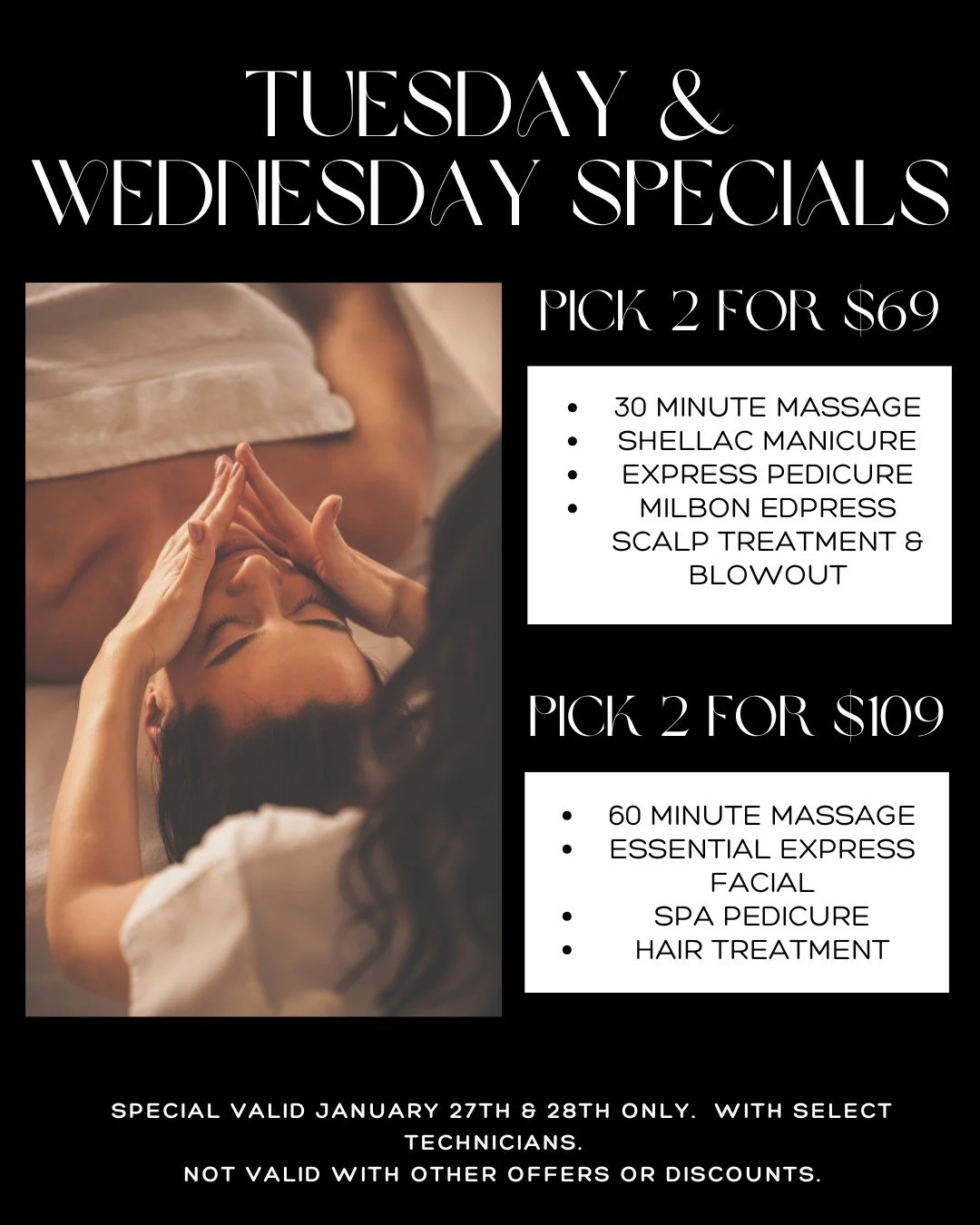 Specials for 1/27-28