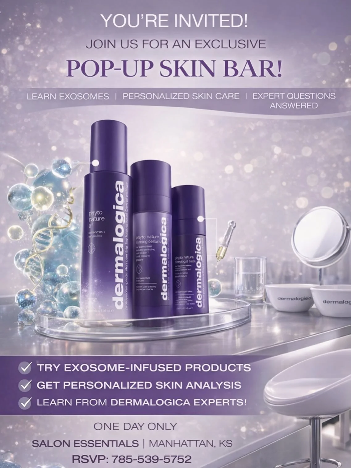 Aging skin doesn&rsquo;t need to feel confusing ✨

Join us Sunday March 1st for a spa-inspired Dermalogica Master Class designed for anyone wanting real answers about aging skin. Slow down, sit at our skin bar, and learn directly from the experts.

L