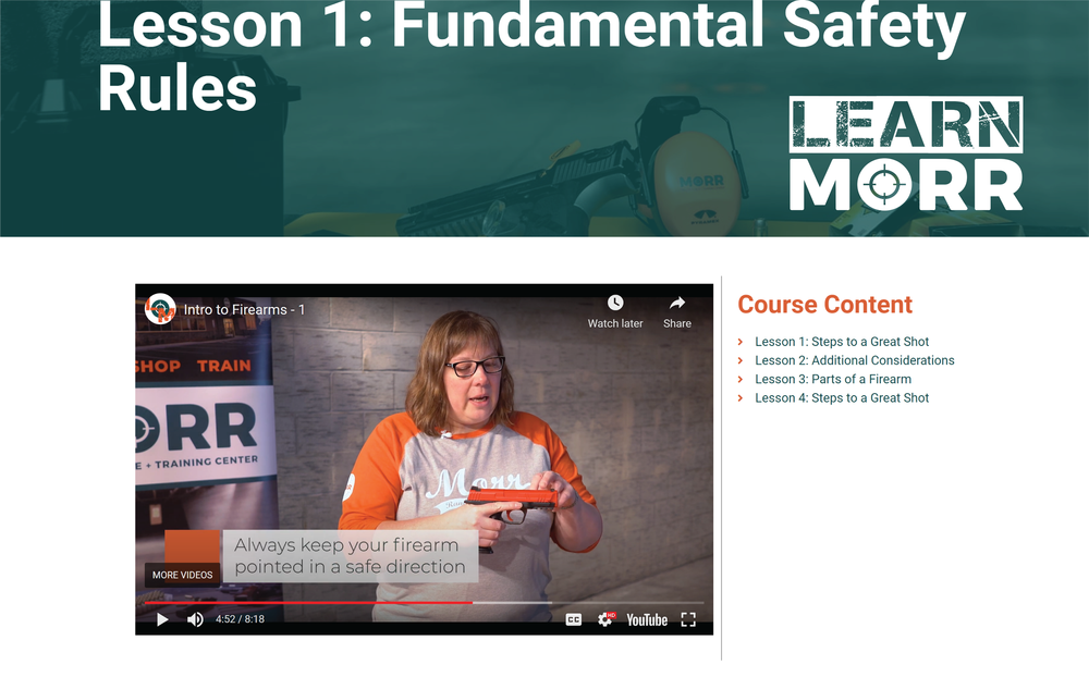 Learn Morr content