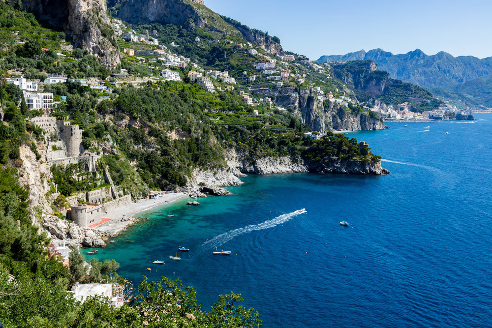 Coastline View of Conca Dei Marini