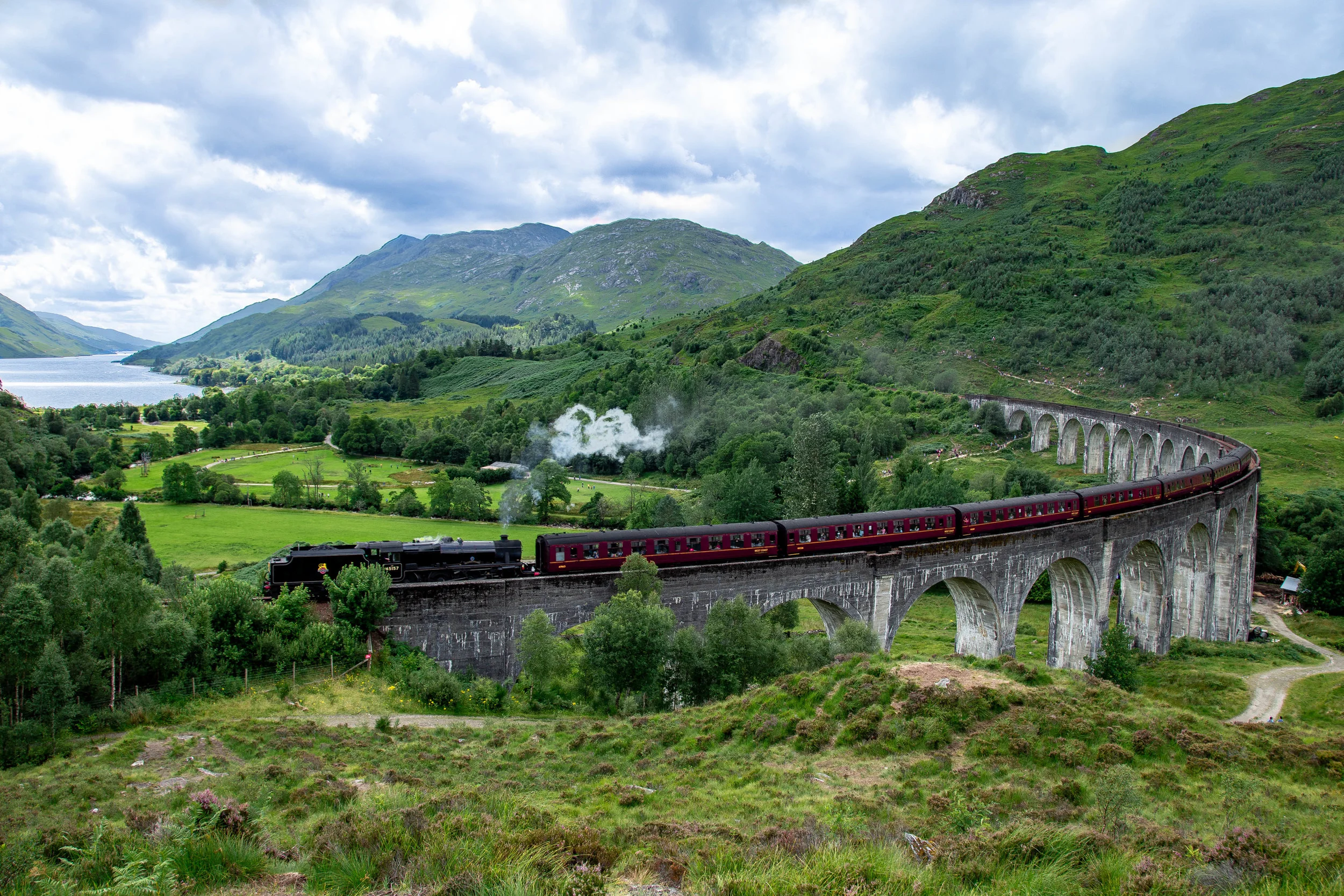 CATCHING THE STEAM TRAIN ON THE GLENFINNAN VIADUCT — Follow Your Plate