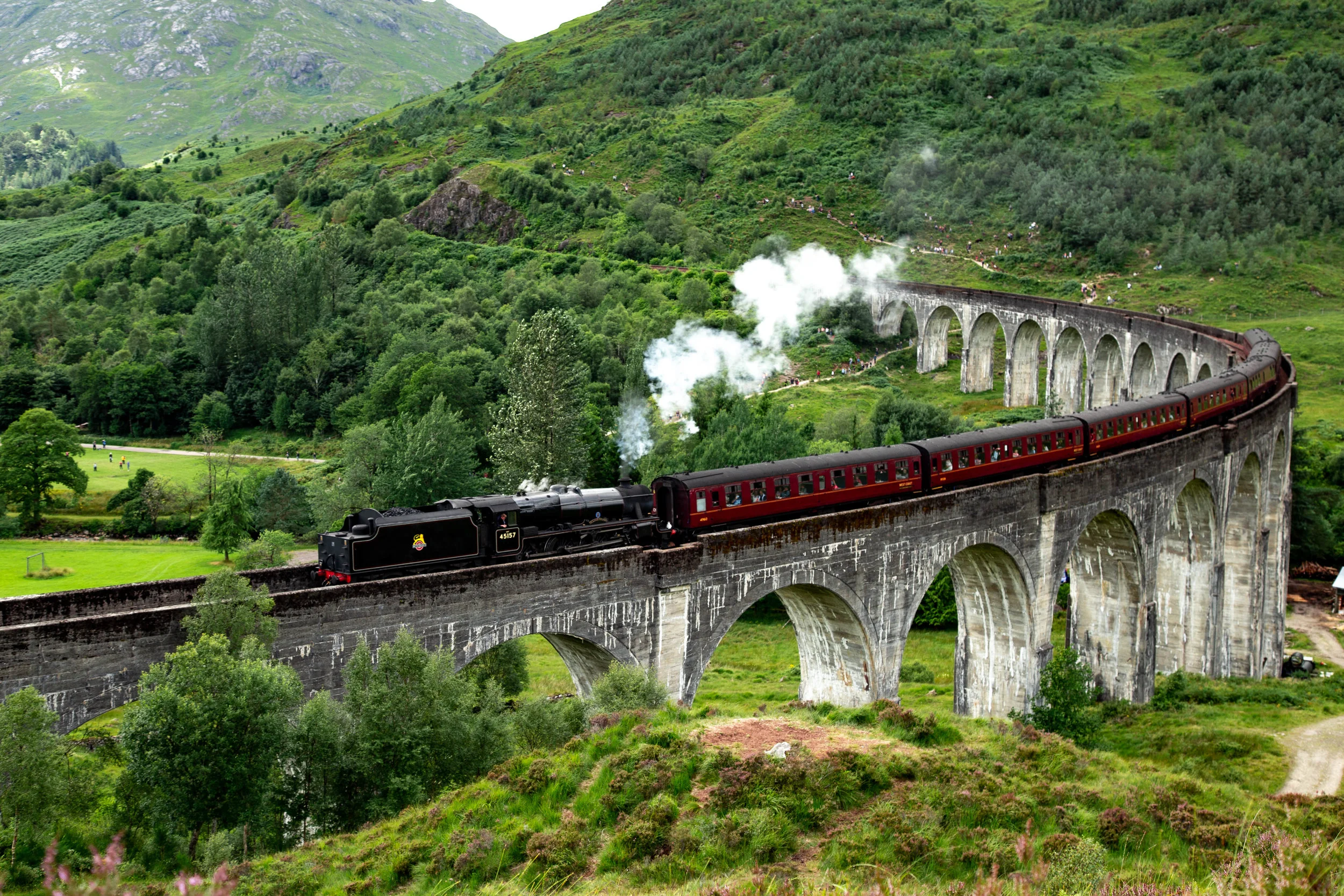 CATCHING THE STEAM TRAIN ON THE GLENFINNAN VIADUCT — Follow Your Plate
