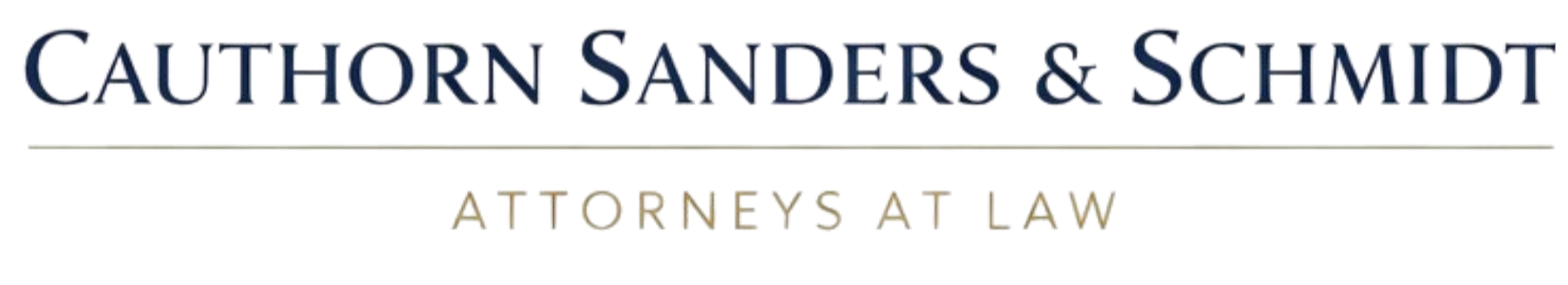 Cauthorn Sanders &amp; Schmidt