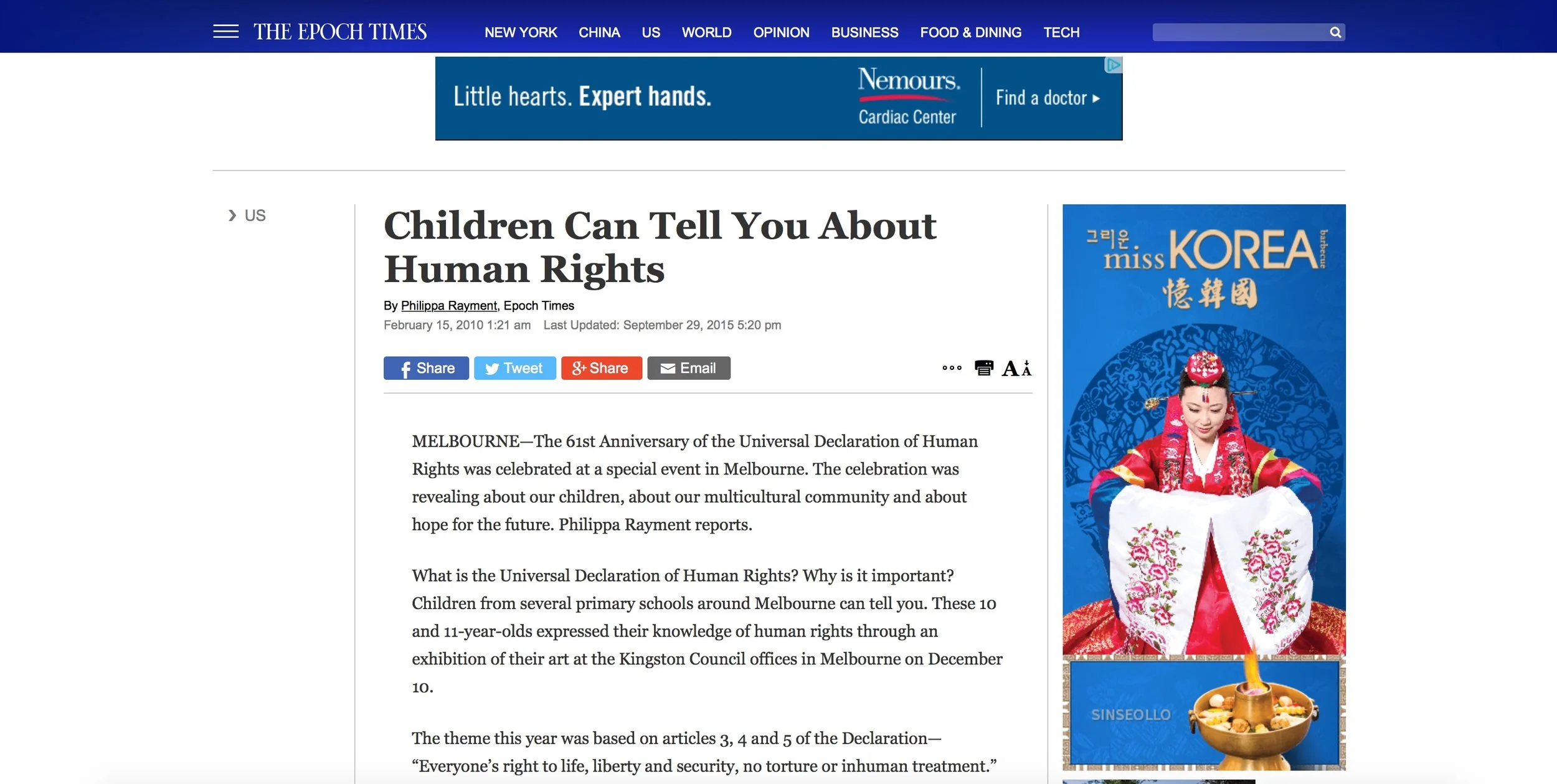 Children Can Tell You About Human Rights