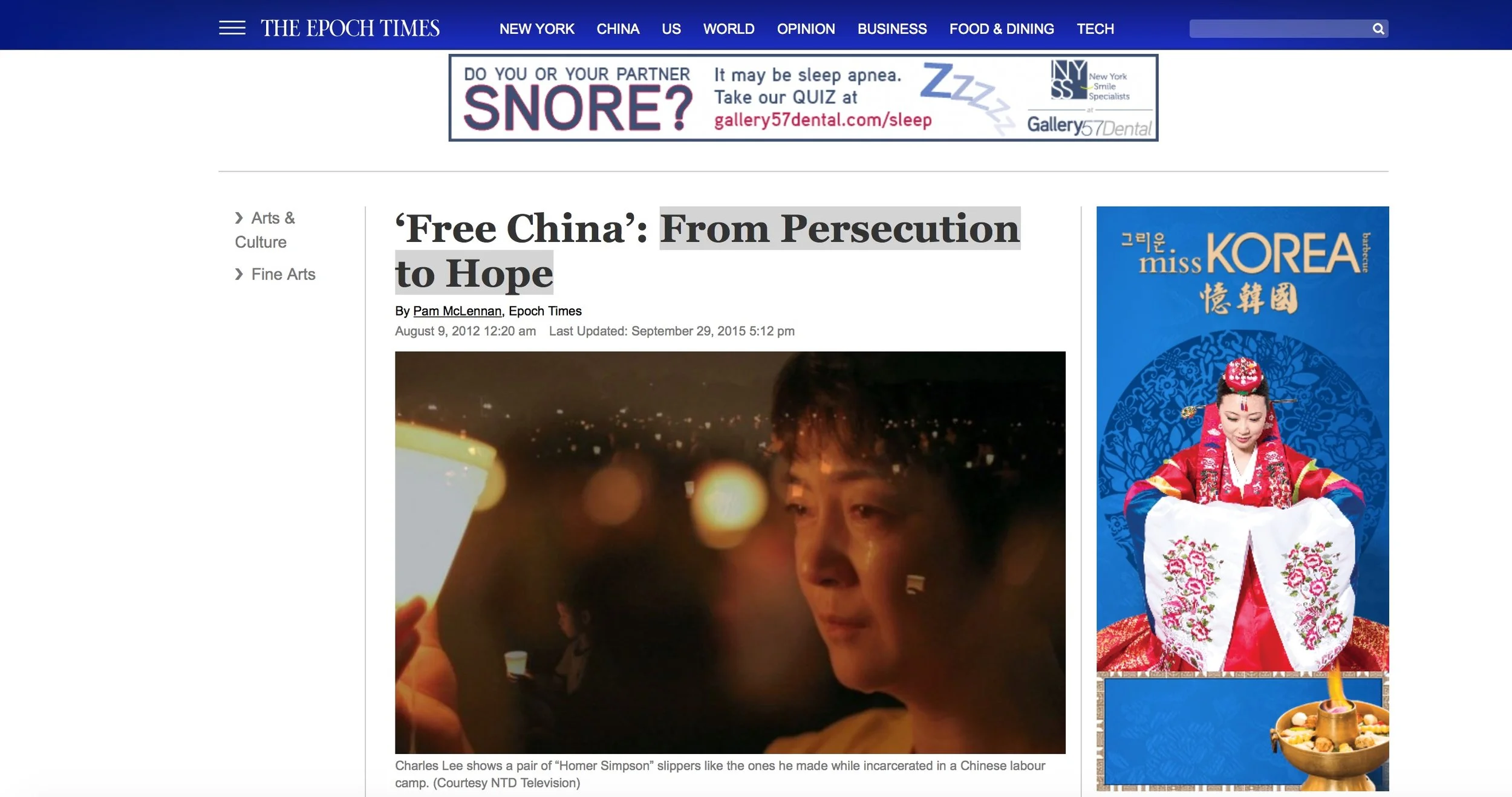 ‘Free China’: From Persecution to Hope