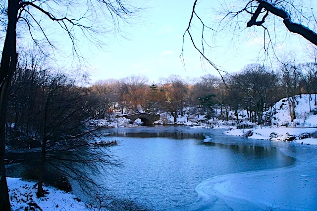 A Quiet Morning after Snow 雪後湖畔