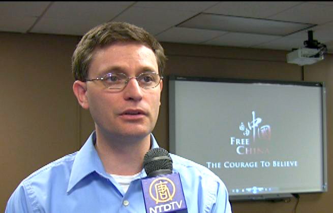 Congressman Martin Howrylak (R-Mich.) attended a showing of "Free China: The Courage to Believe," on May 5, 2013. (The Epoch Times)