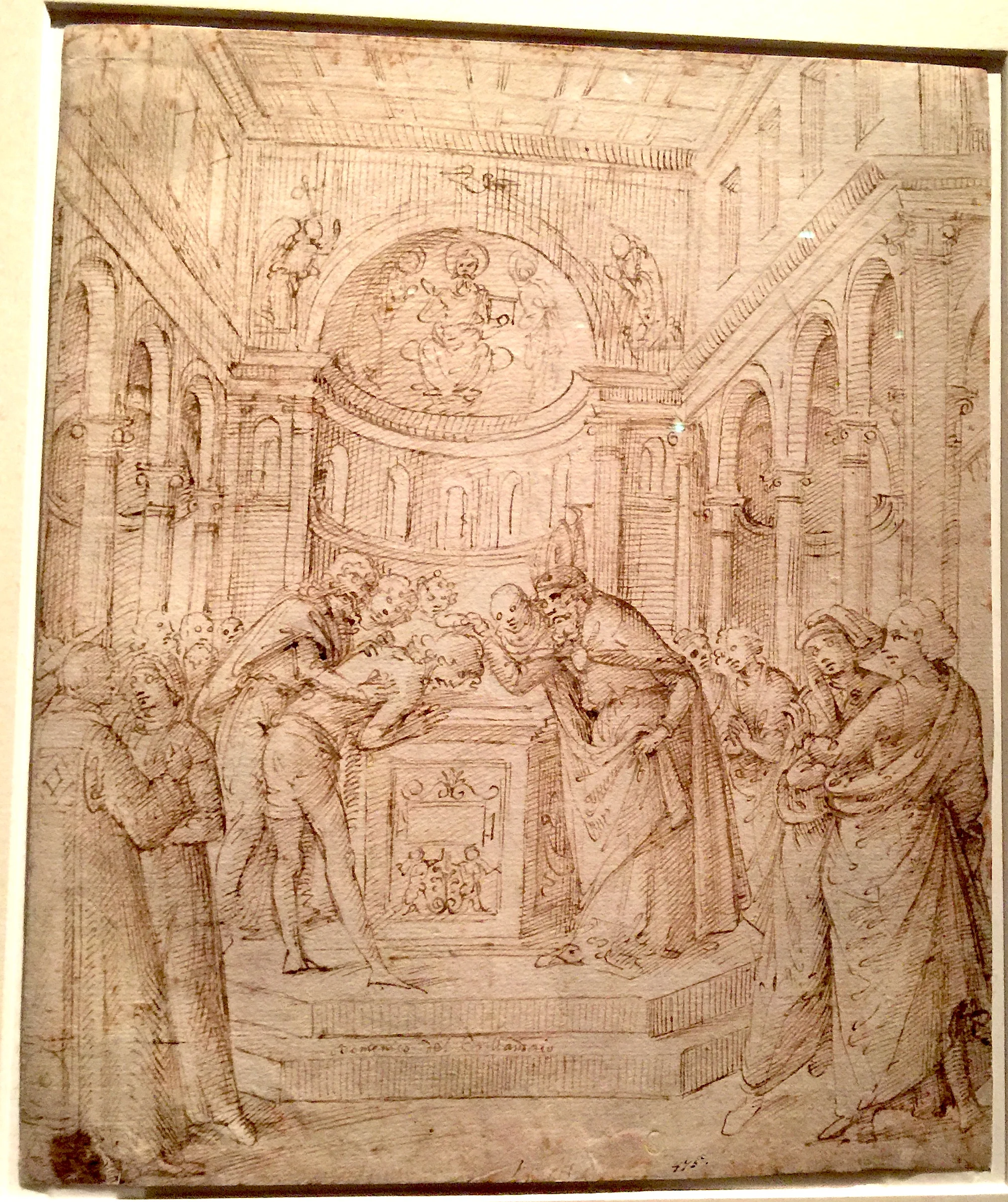 Bishop Ambrose of Milan Baptizing Augustine 奧古斯丁受洗