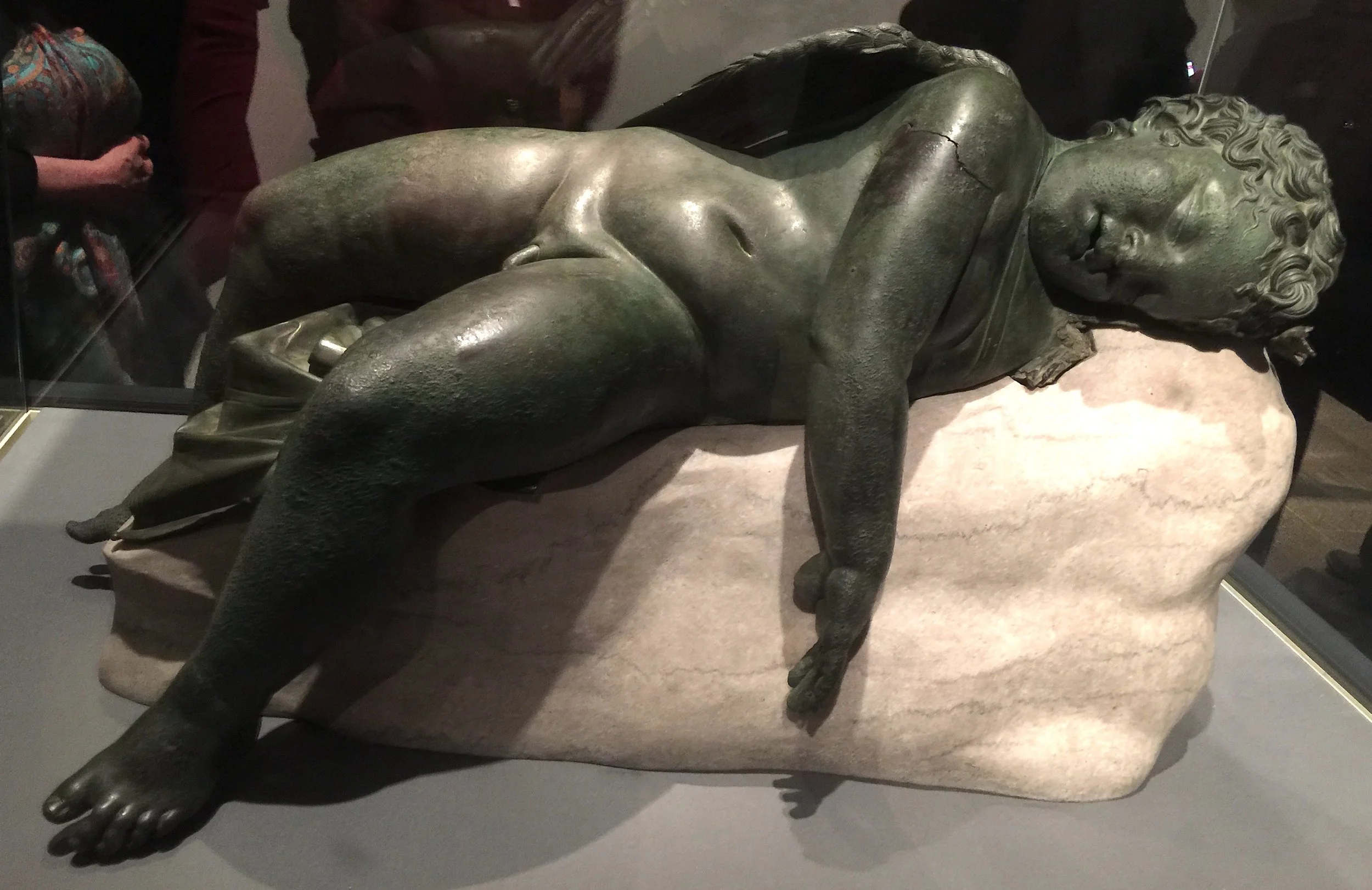 Eros Sleeping 青銅雕塑《沉睡的愛神丘比特》