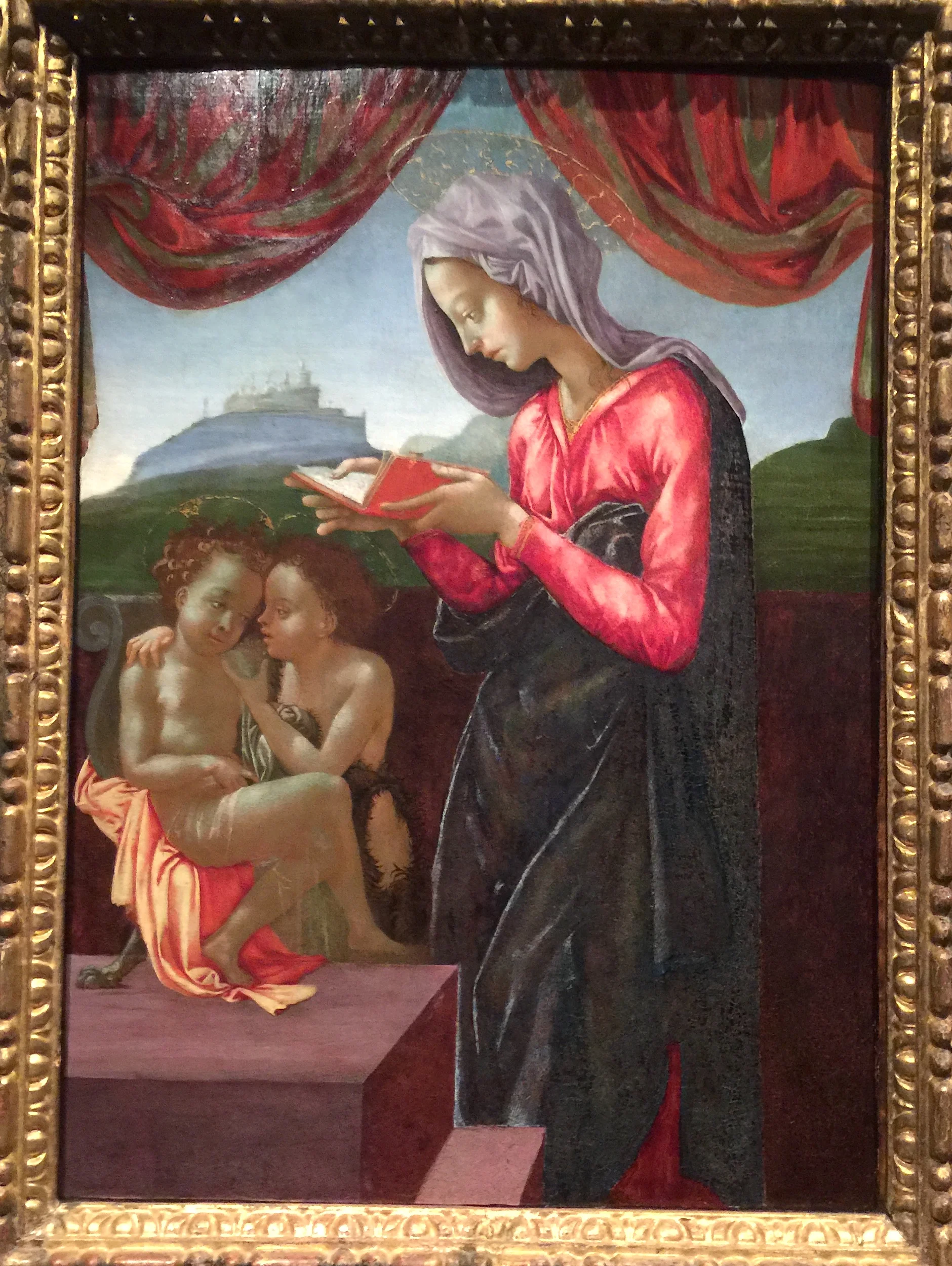 Virgin and Child with Infant Saint John 蛋彩畫聖母子及聖約翰