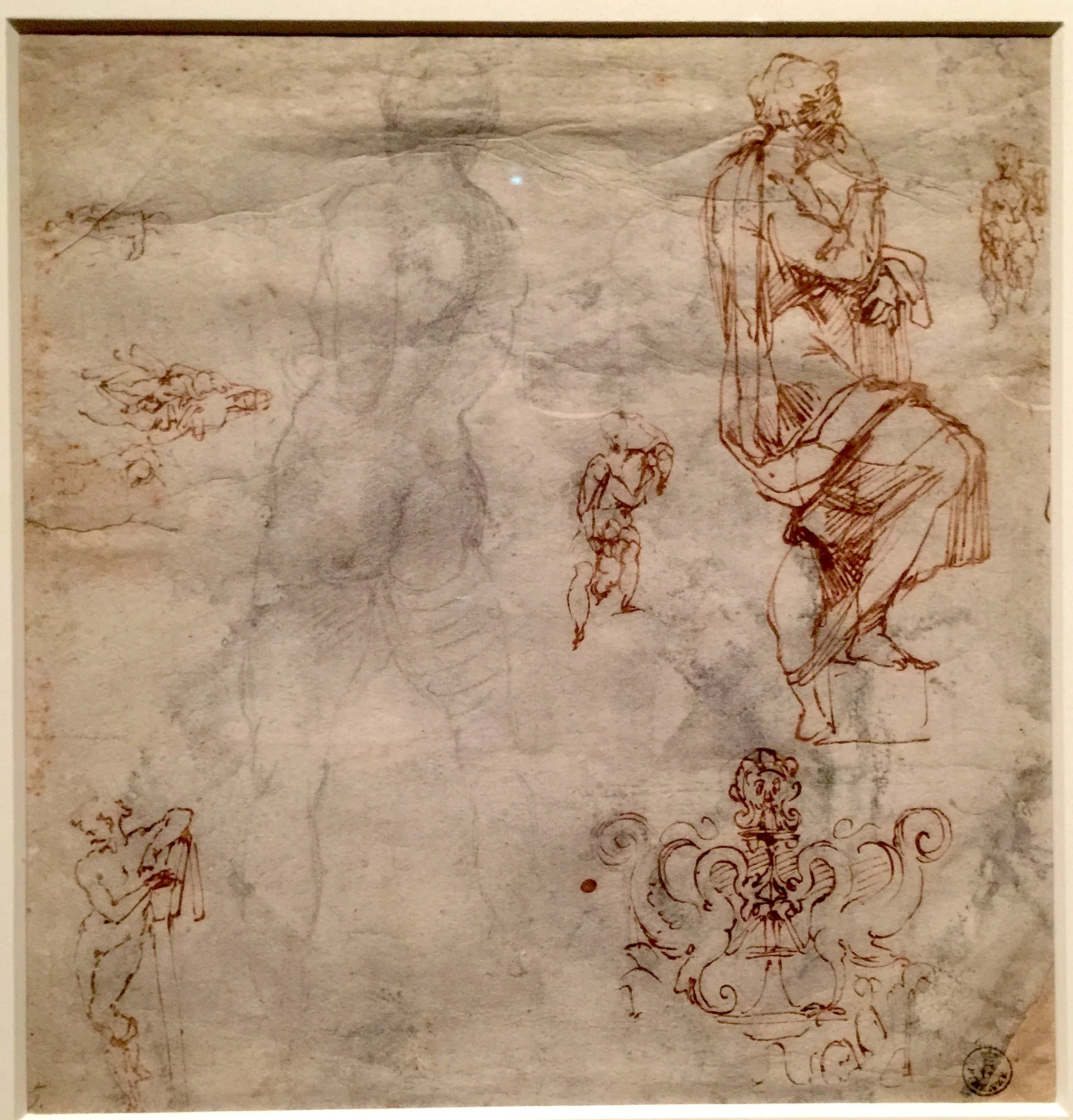  Michelangelo's "Busy" Sketches 米開朗基羅的「繁忙」手稿