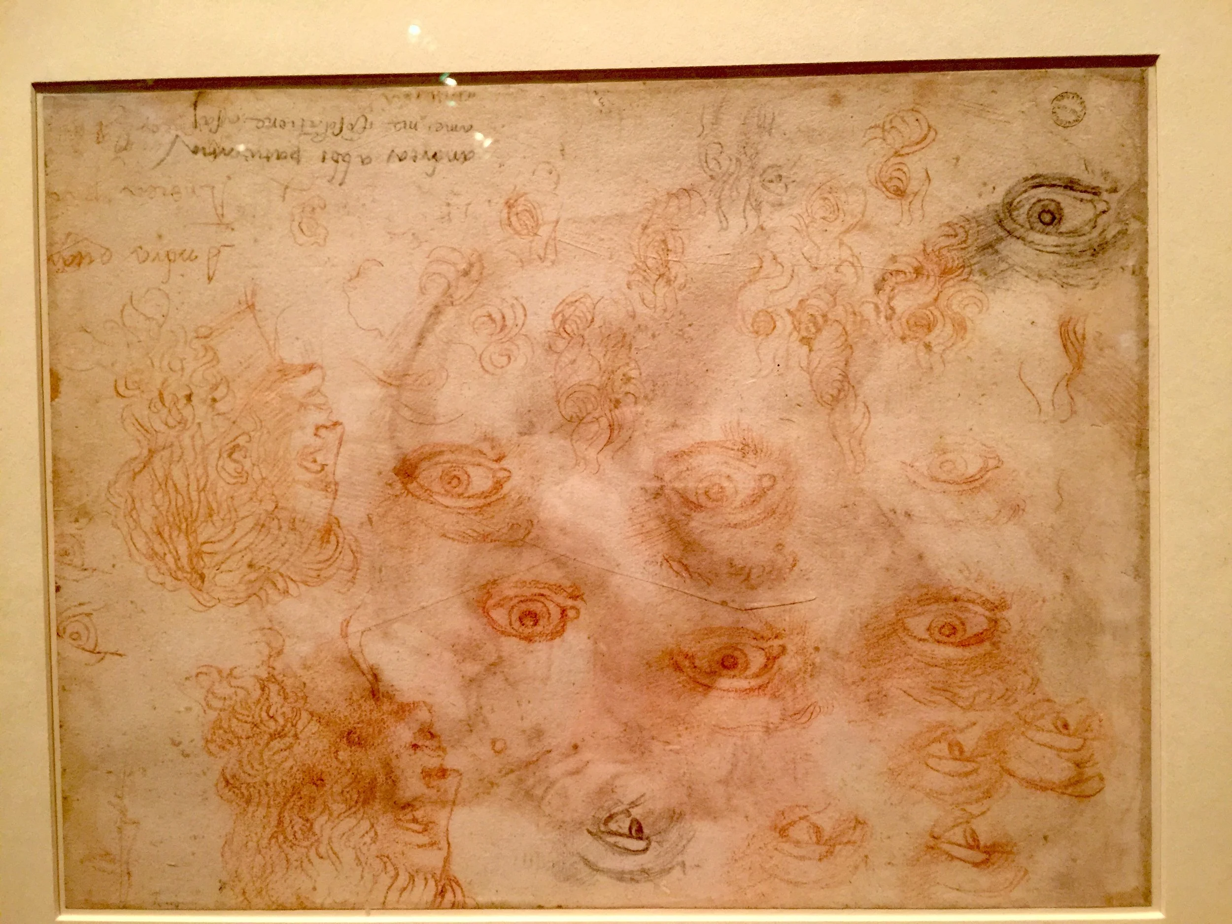 Exercise Sheet 米開朗基羅與學生練習手稿