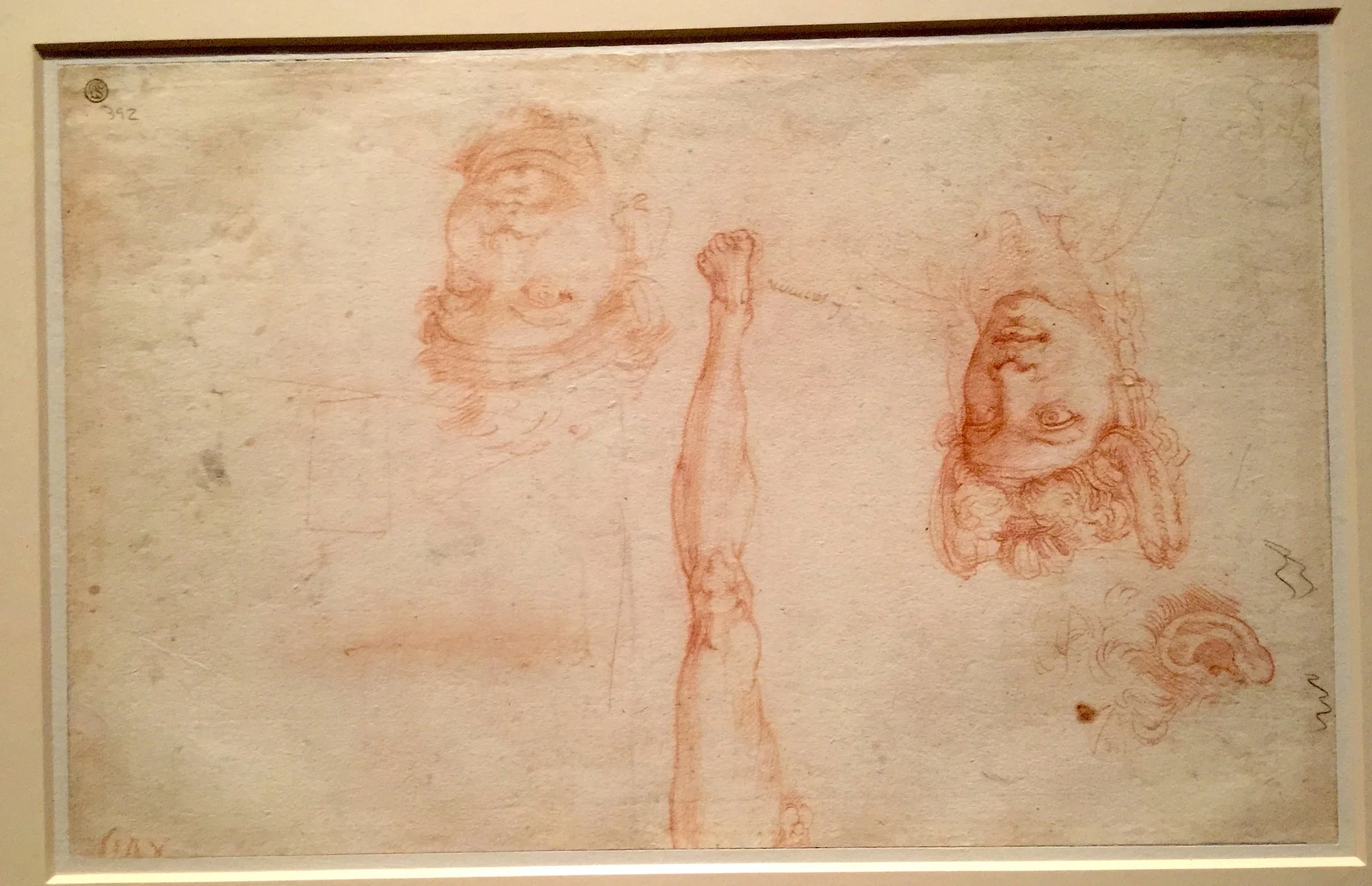 Michelangelo Exercise Sheet 米開朗基羅手稿