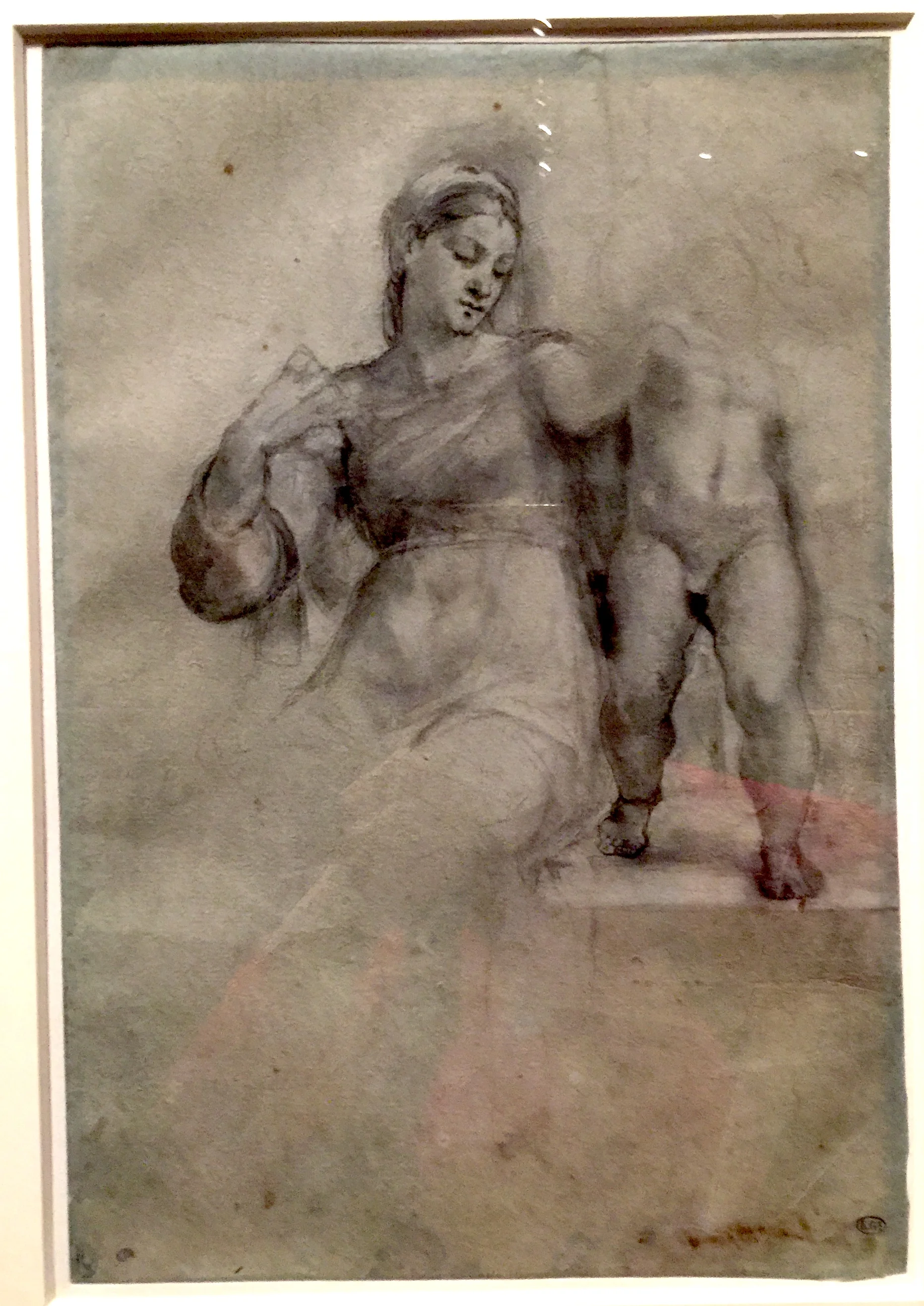 Study for the Virgin and Child  聖母聖嬰手稿