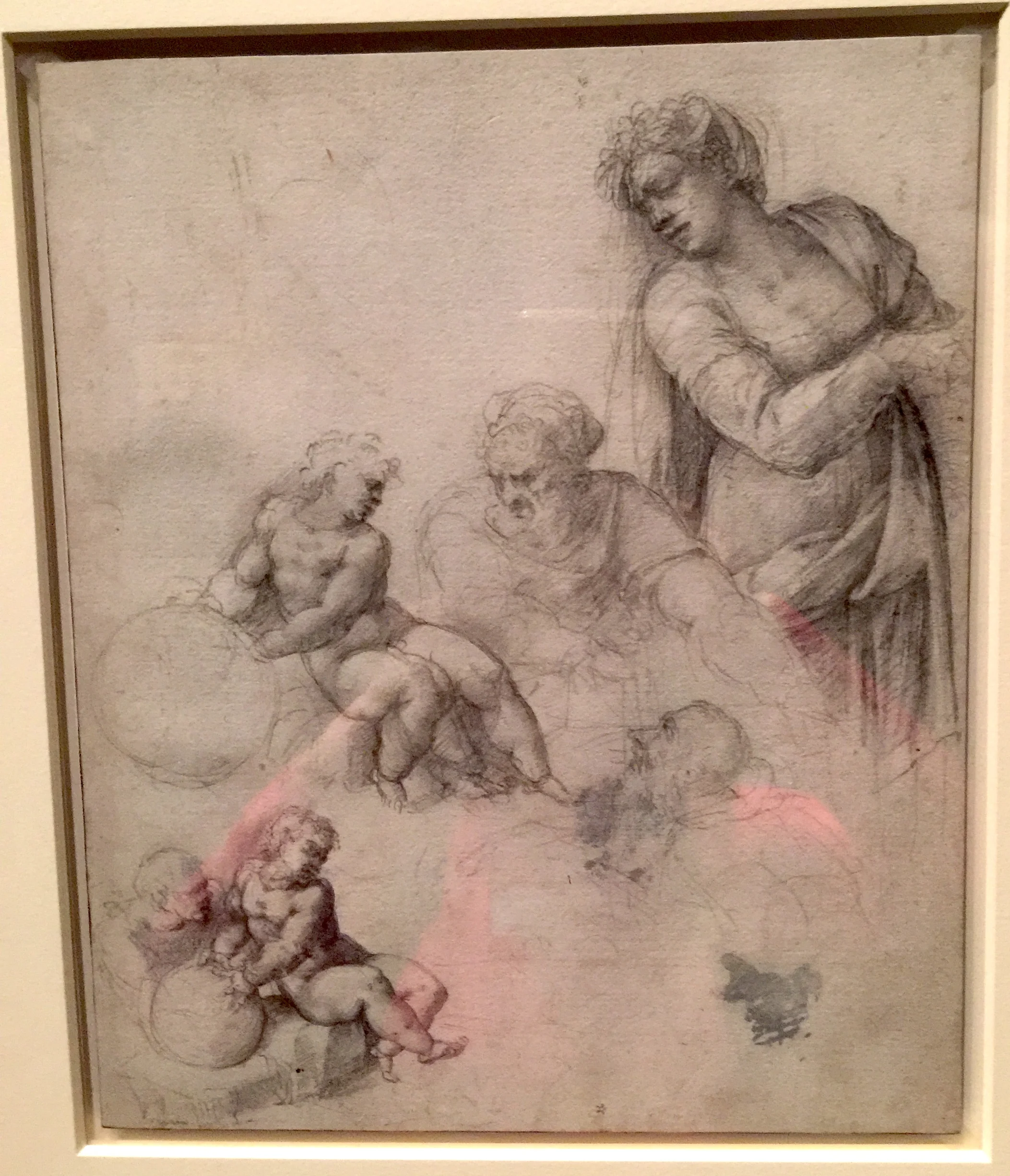 Studies for a Holy Family 「聖靈家庭」手稿