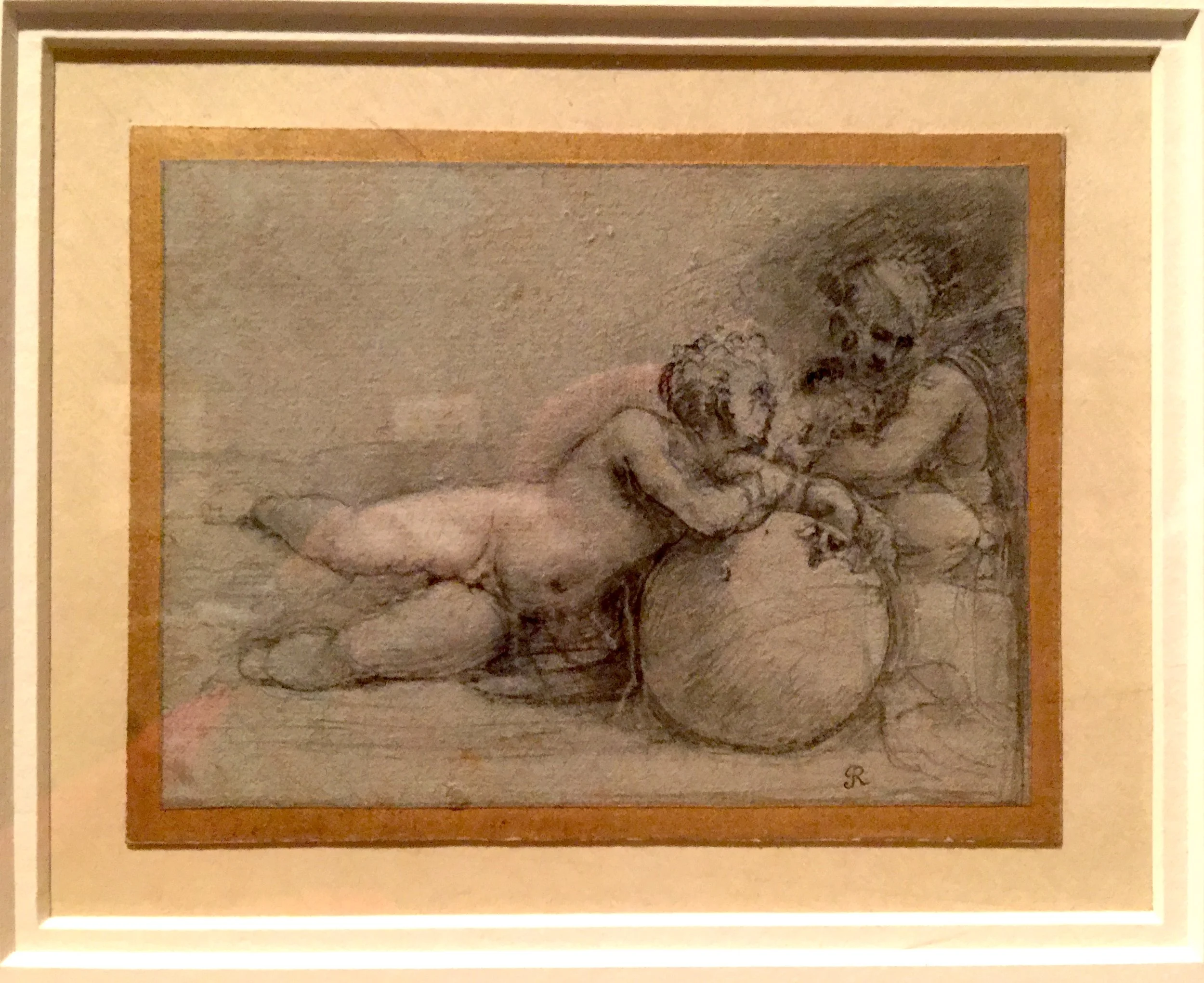 Studies for the Christ Child and the Infant Saint John the Baptist  聖嬰與施洗者聖約翰