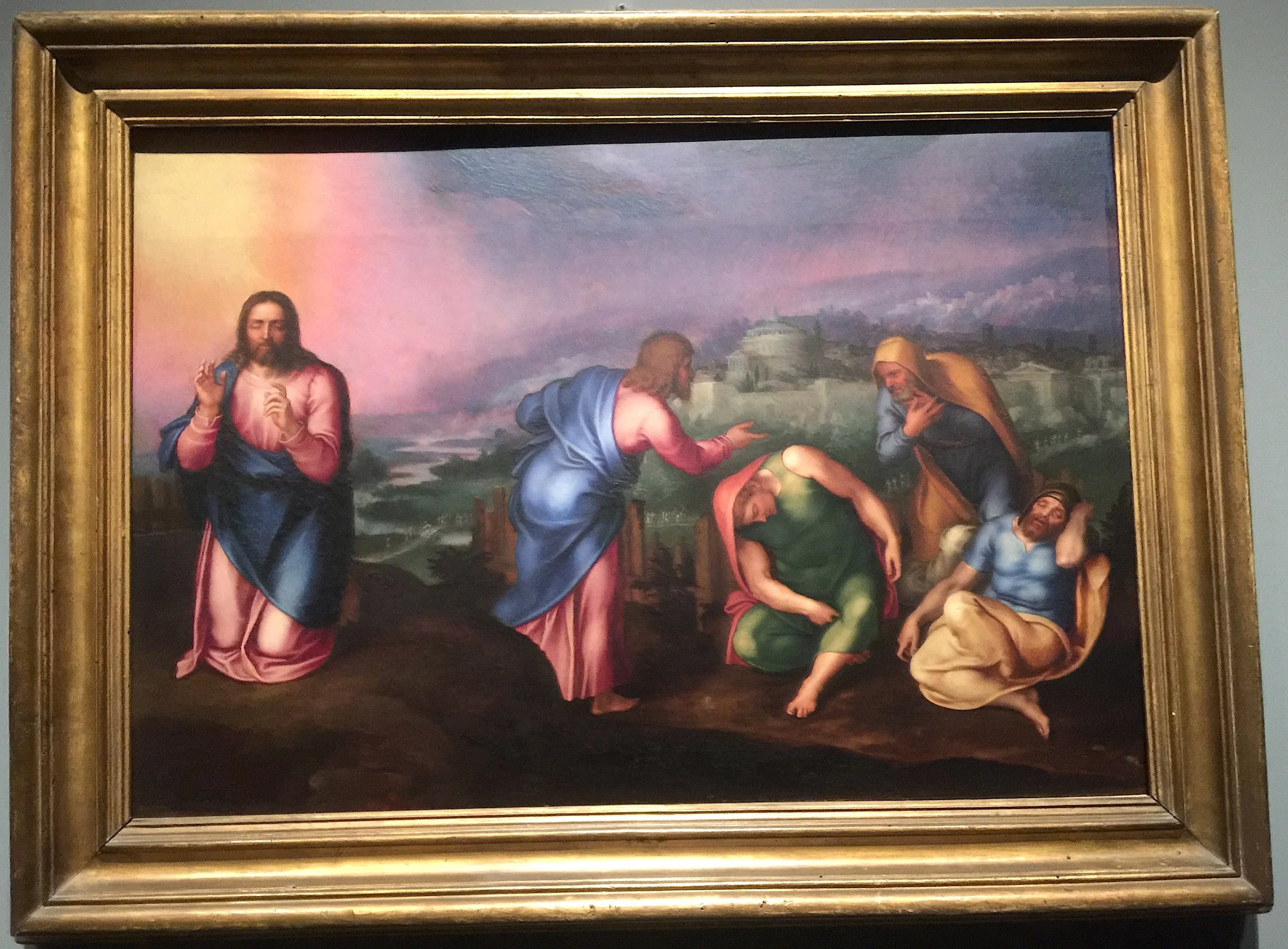 Marcello Venusti after Michelangelo The Agony in the Garden 油畫「園中的痛苦」