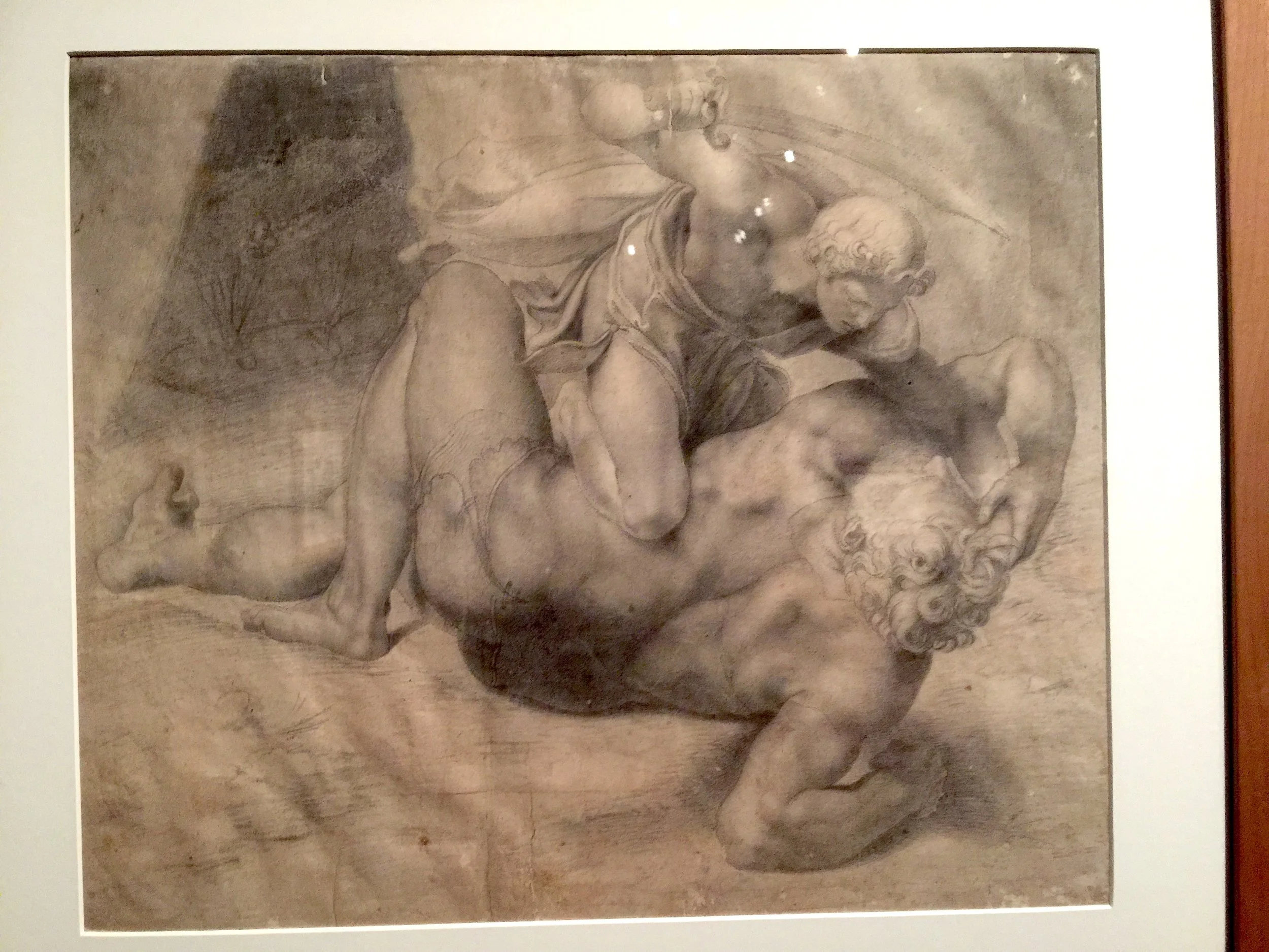 Daniele Da Volterra Cartoon for David and Goliath 大衛和歌利亞草圖