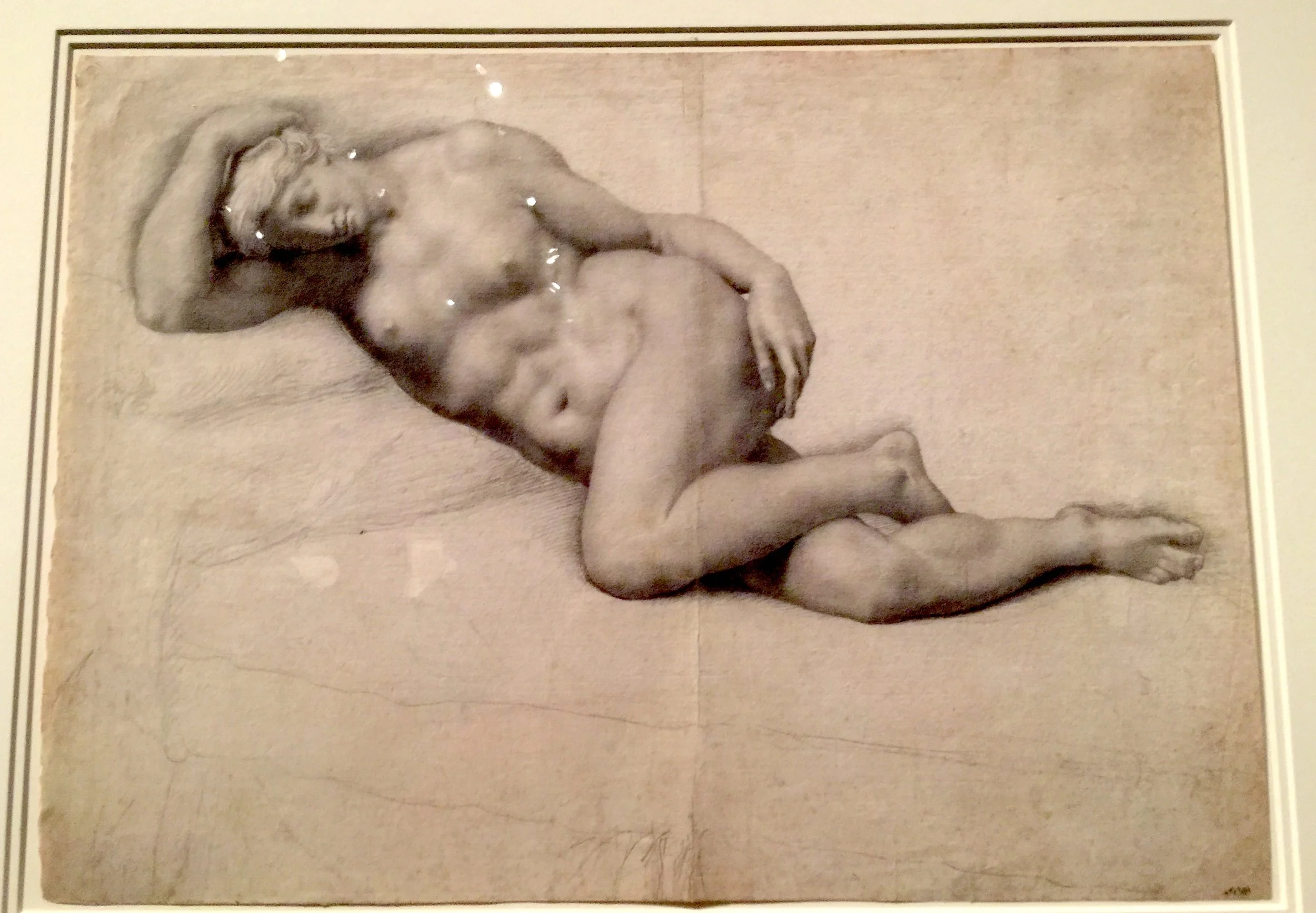 Daniele Da Volterra Study of a Nude Sleeping Female (Dido) Daniele Da Volterra 裸女素描