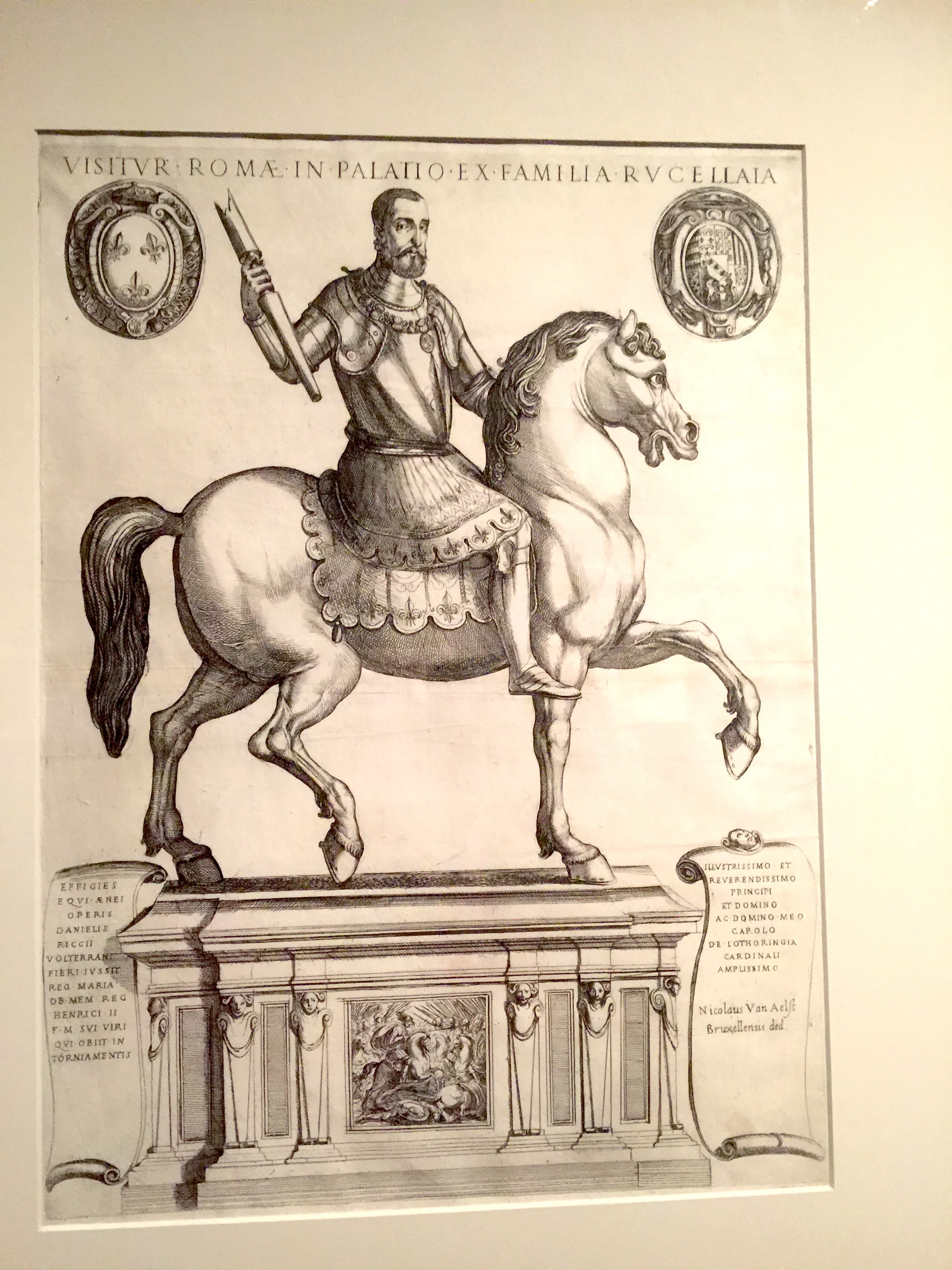 The Destroyed Equestrian Monument to Henri II, King of France The Destroyed Equestrian monument to Henri II, King of France 已被毀之法國國王亨利二世雕像平面圖