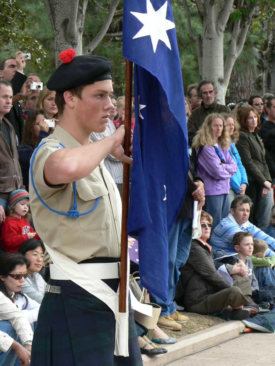 A Flag Bearer 護旗手