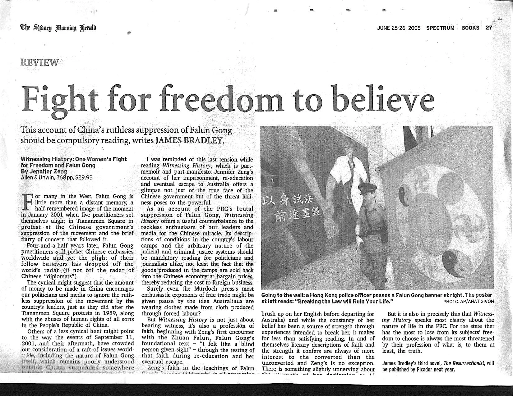 SMH review-Fight For Freedom to Belive-in newspaper.jpg