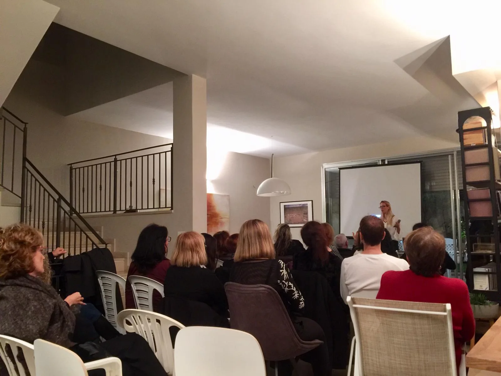 Free China screening in the city of Hud Hasharon in Israel, at שירי מלכה ‘s home on on Feb 9, 2019.