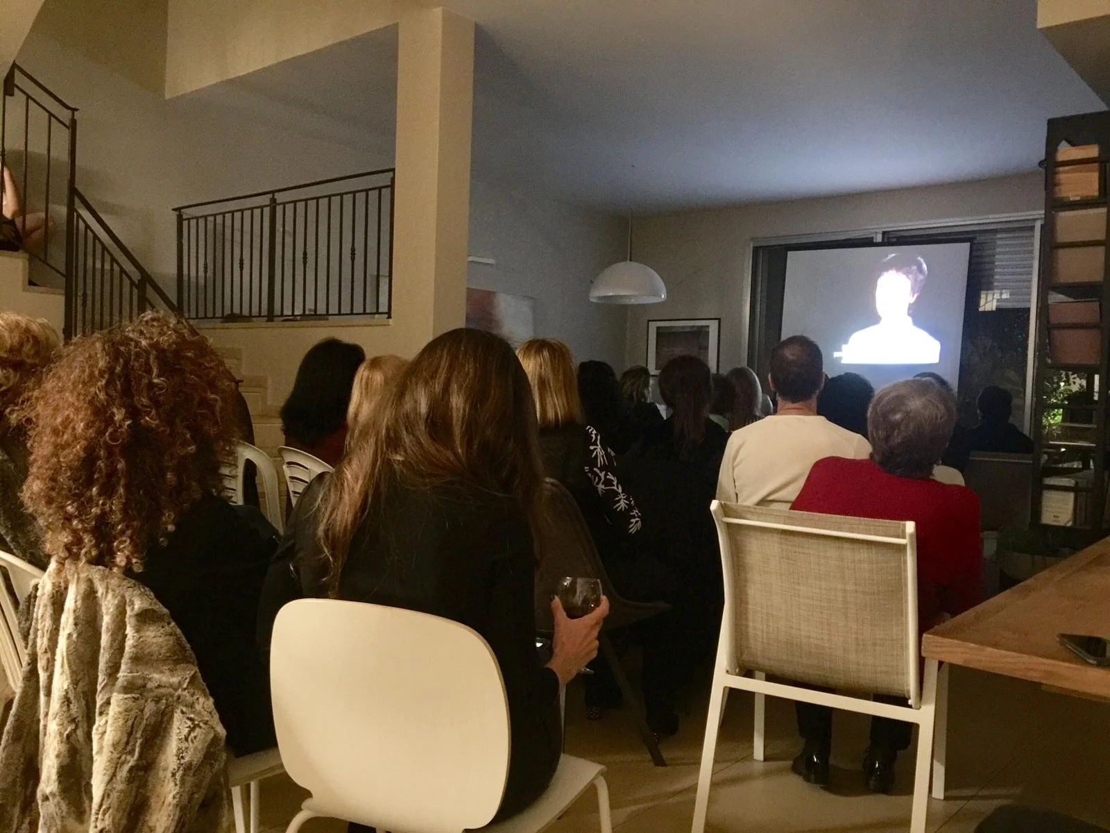 Free China screening in the city of Hud Hasharon in Israel, at שירי מלכה ‘s home on on Feb 9, 2019.