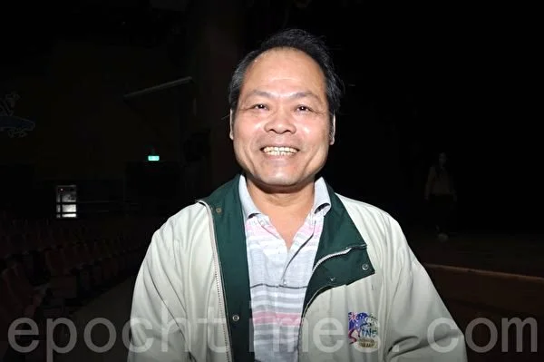 高雄公督盟理事長陳銘彬表示,《自由中國:有勇氣相信》影片,讓台灣人重新思考兩岸的未來。(李晴玳/大紀元)